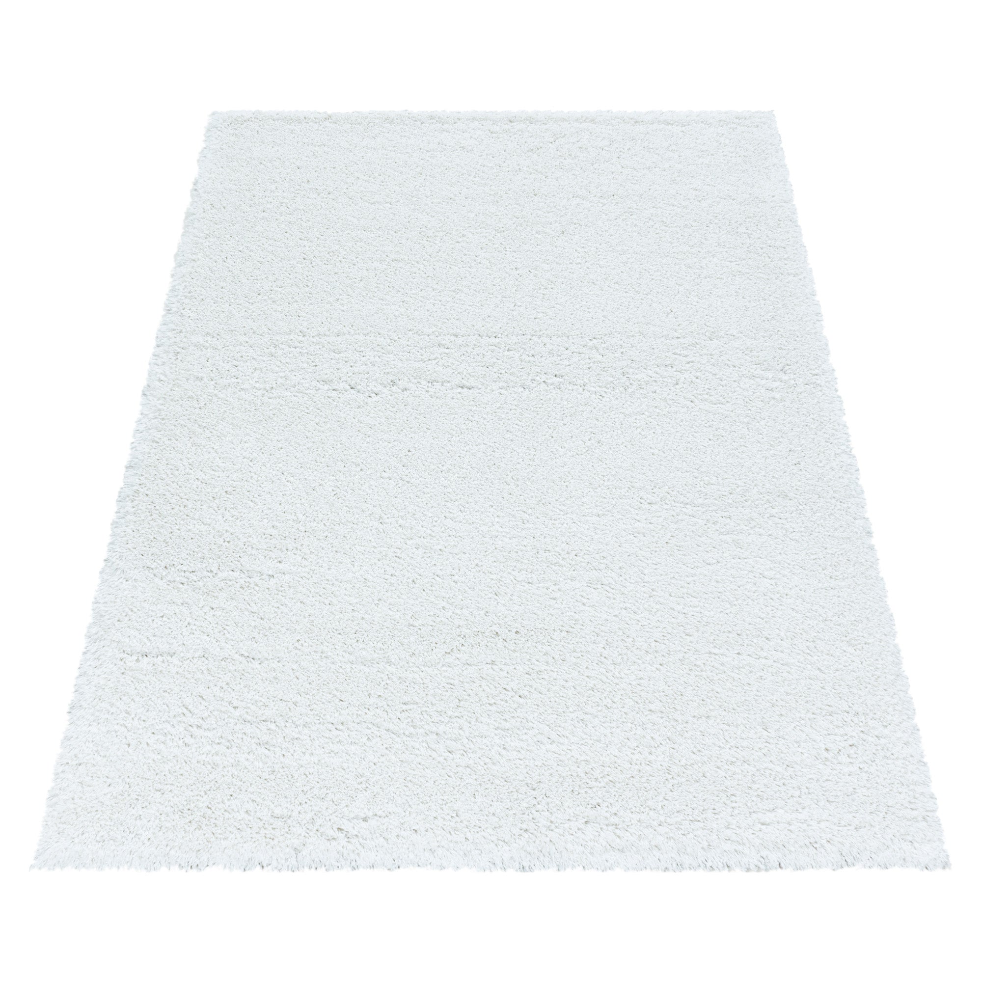 Hochflor Teppich Wohnzimmer Modern Shaggy Langflor Einfarbig Weich Felloptik
