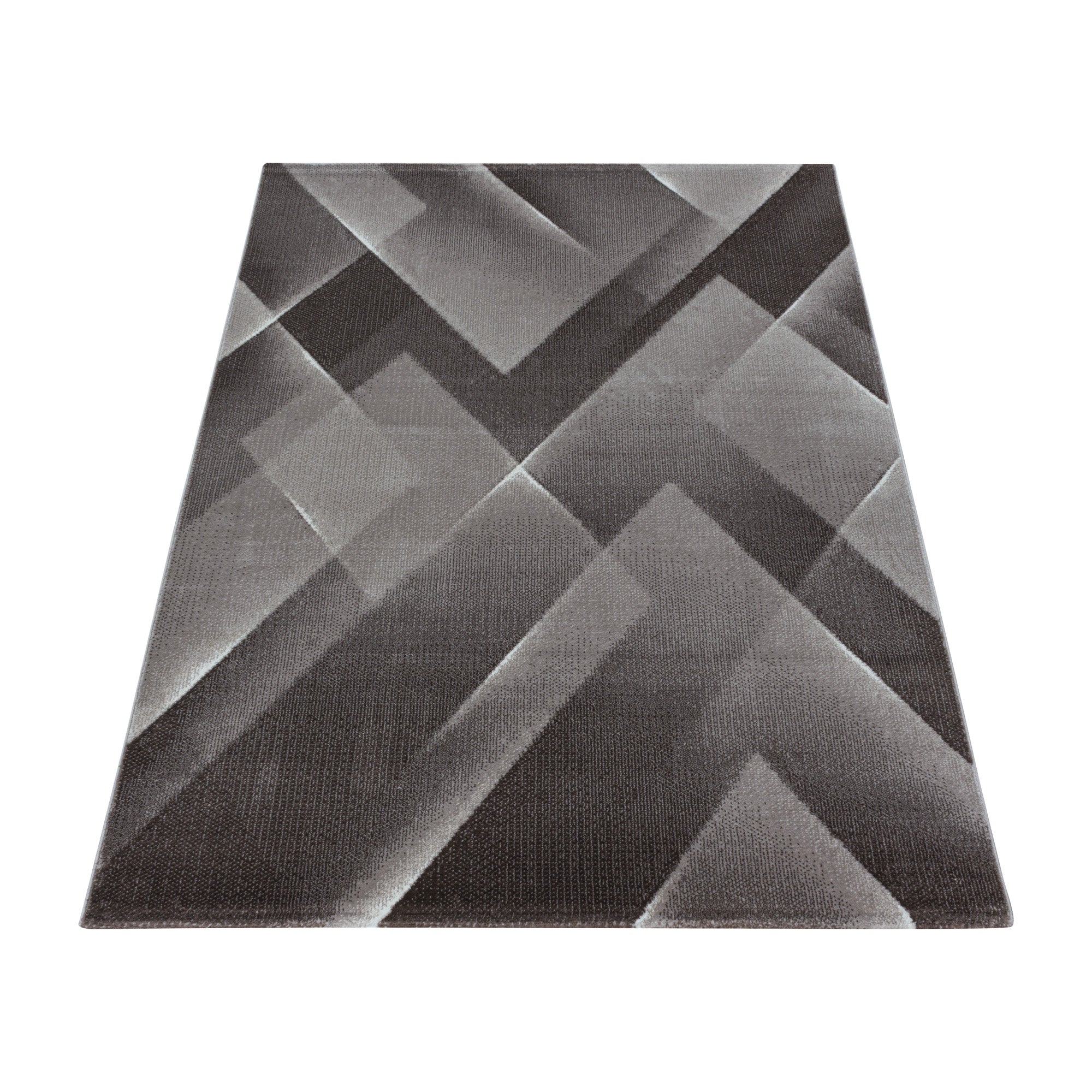 Tapis moderne à poils courts, tapis au design abstrait, tapis de style moderne, salon