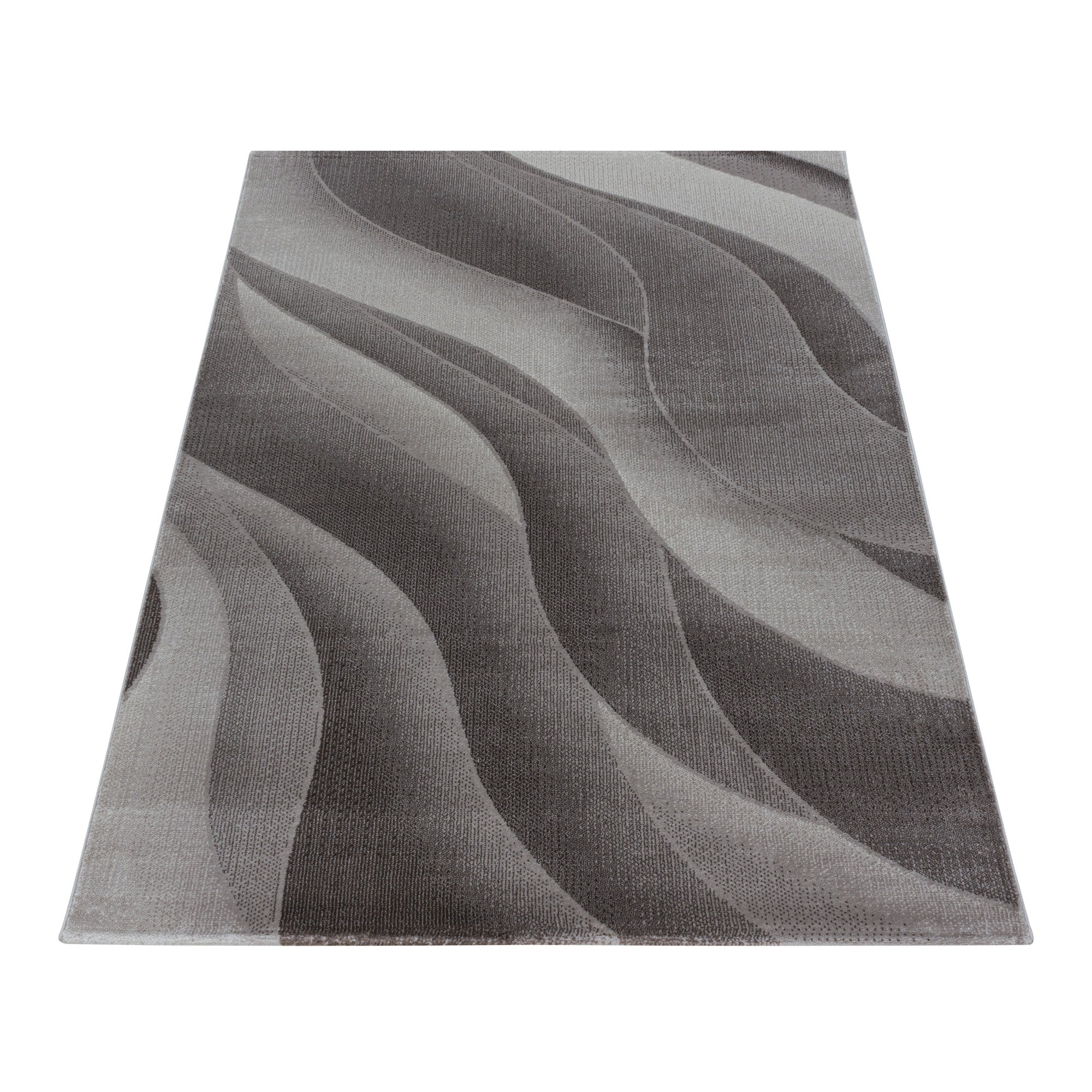 Modern short pile rug wave design rug modern style rug living room