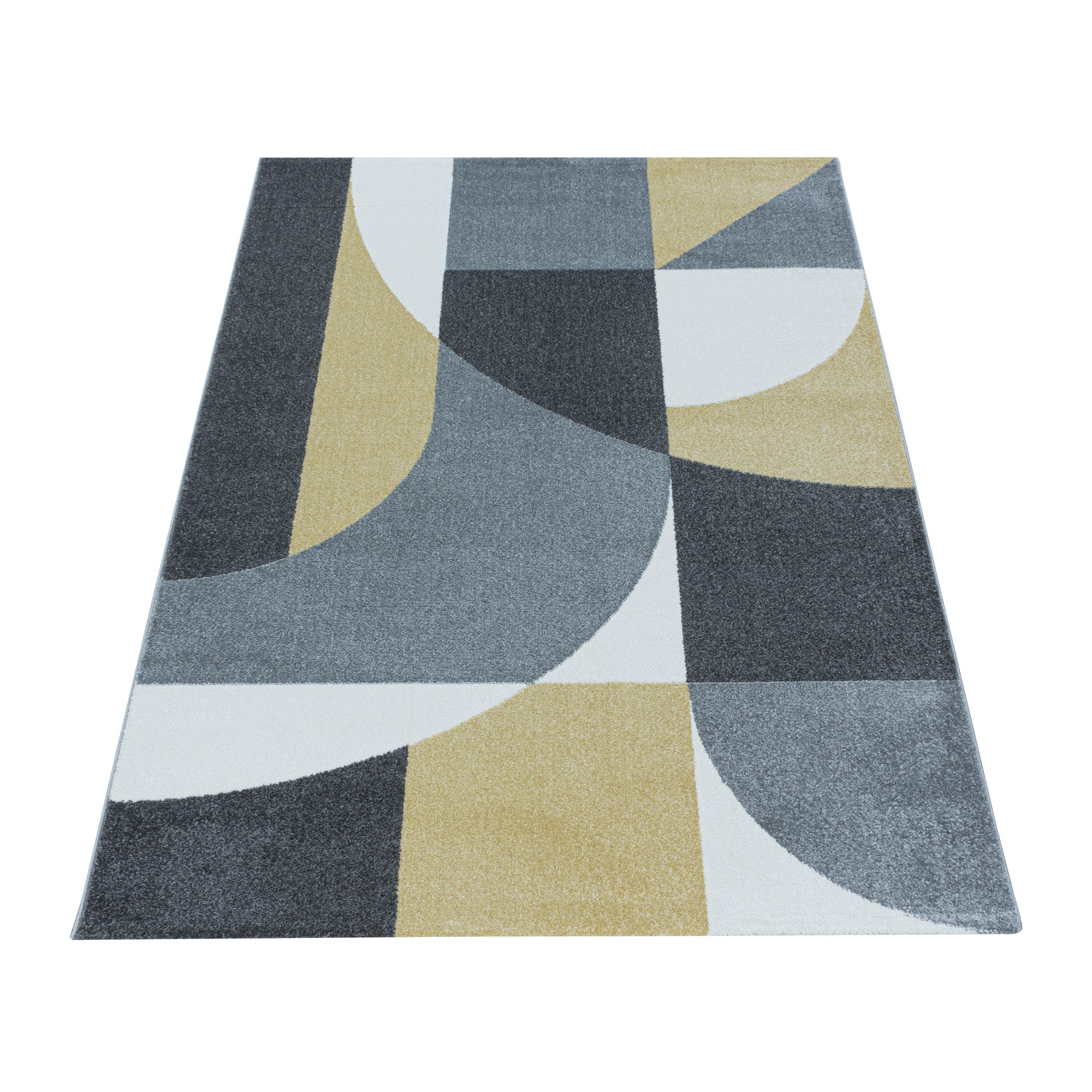 Designer Kurzflor Teppich Geometrisch Design Pflegeleicht Teppich Wohnzimmer