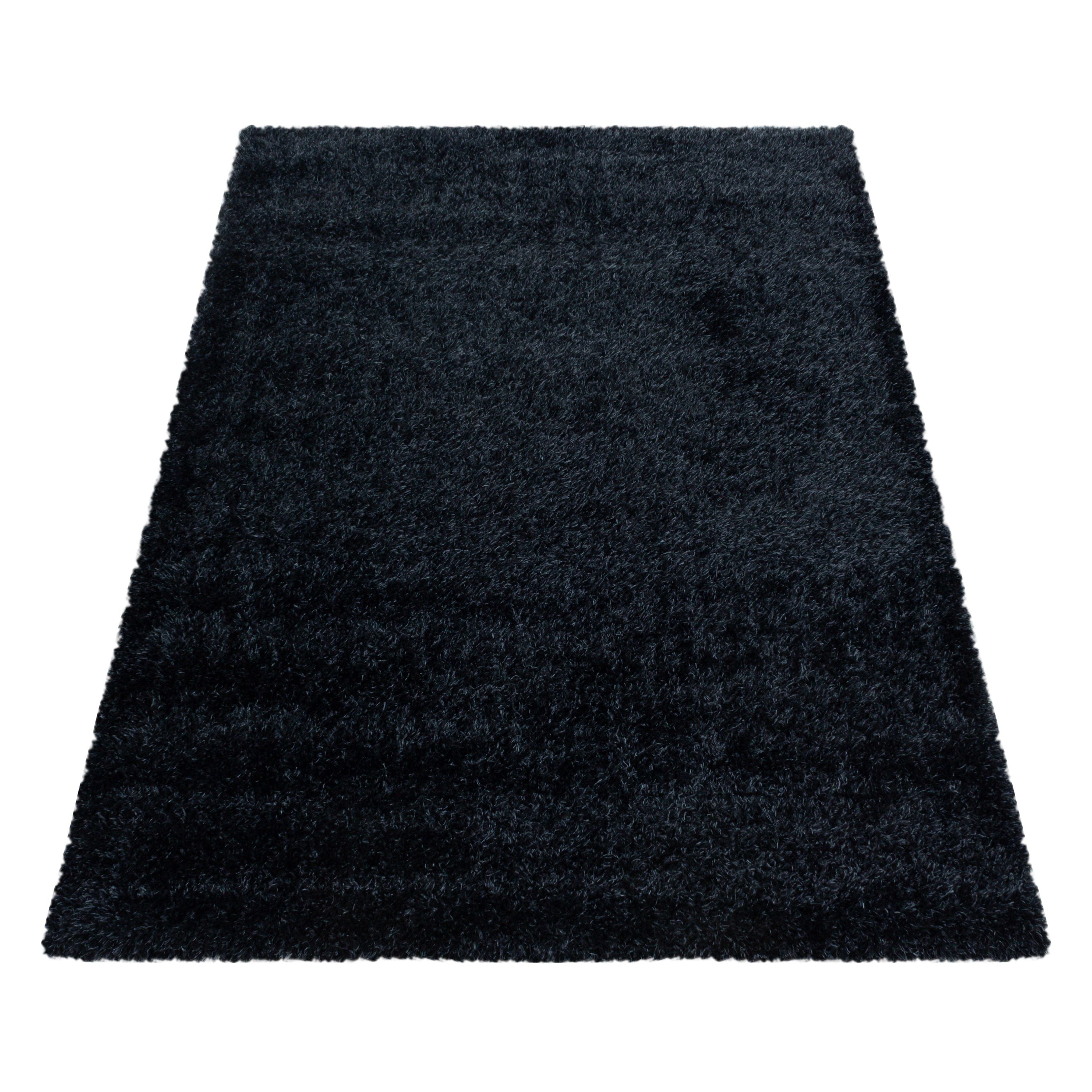 Hochflor Teppich Wohnzimmer Einfarbig Langflor Shaggy Flauschig Super Weich