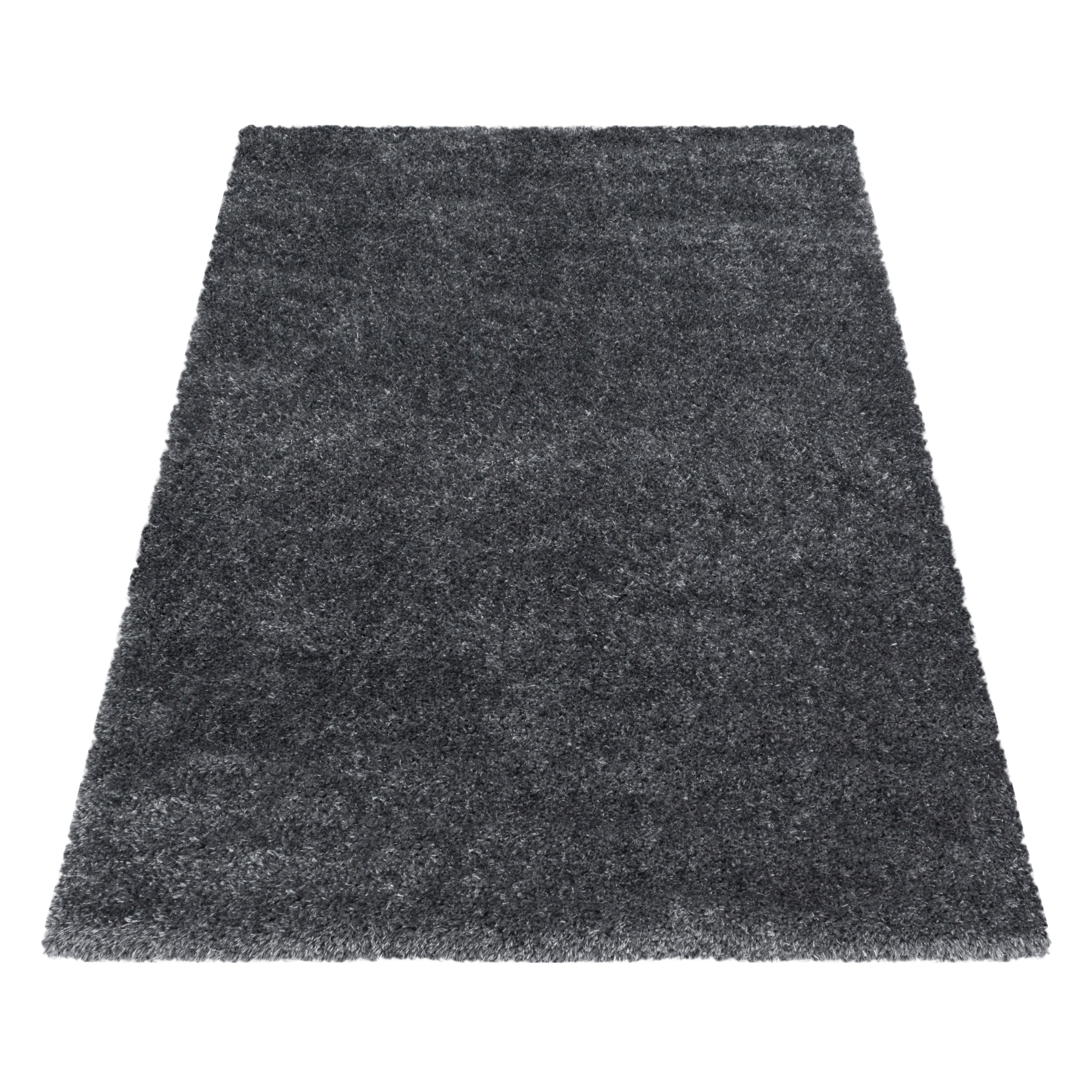 Hochflor Teppich Wohnzimmer Einfarbig Langflor Shaggy Flauschig Super Weich