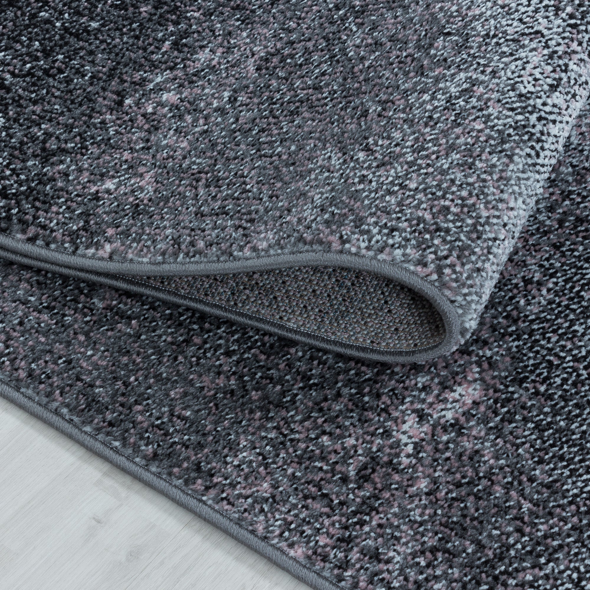 Modern Designer Wohnzimmer Teppich Weicher Kurzflor Ombre Design Robust