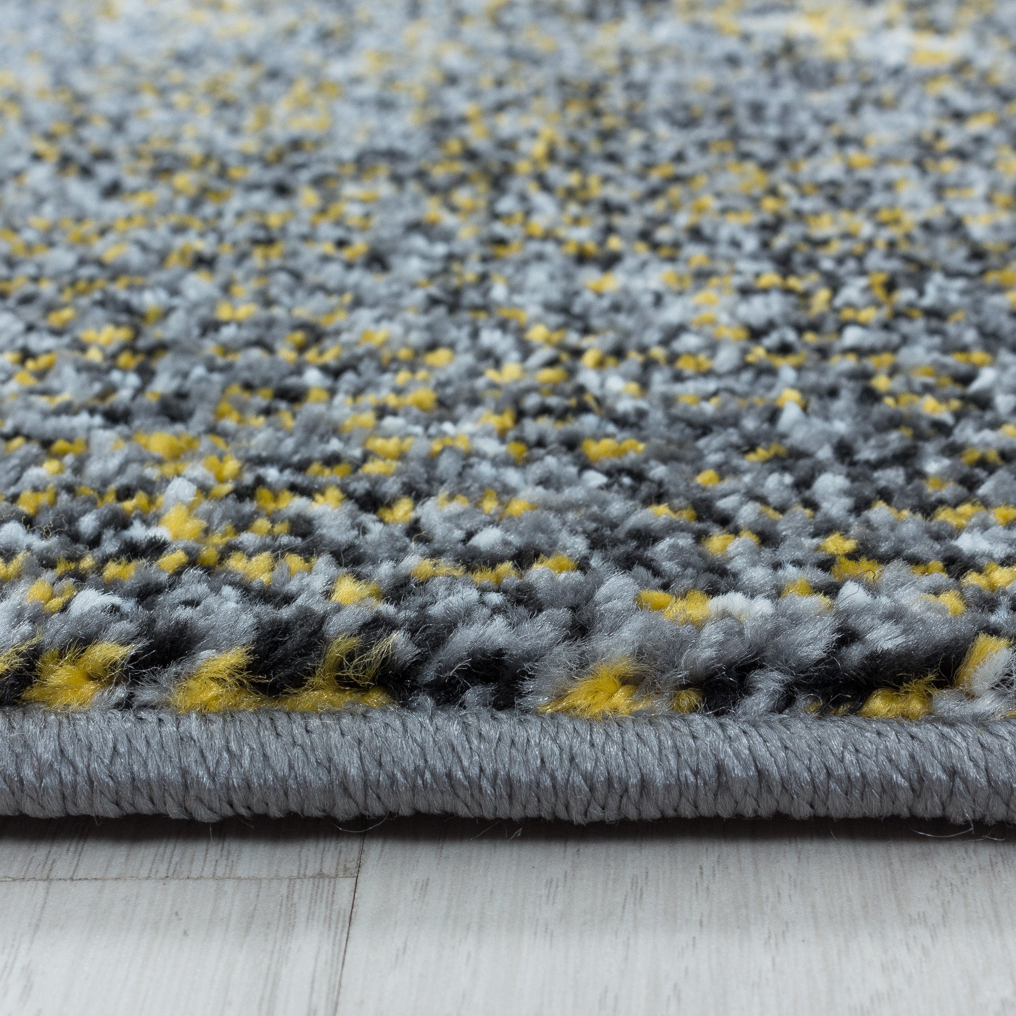 Tapis de salon design moderne, doux, à poils courts, design ombré, robuste