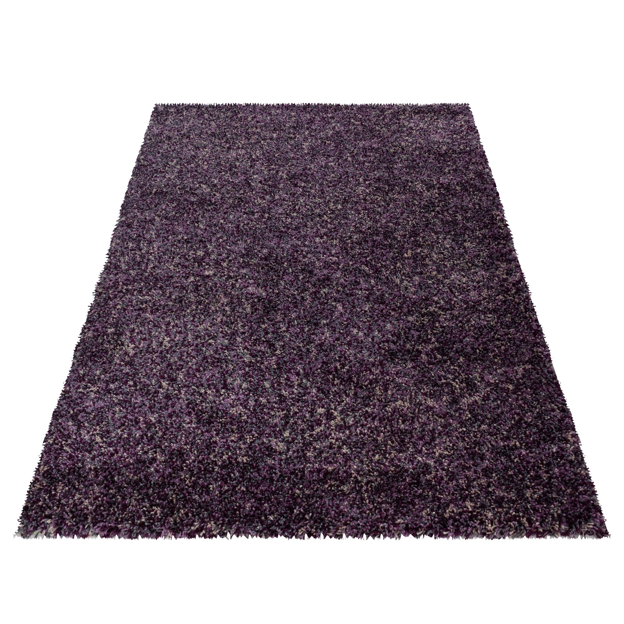 Tapis à poils longs, design chiné, shaggy, style vintage, pour salon