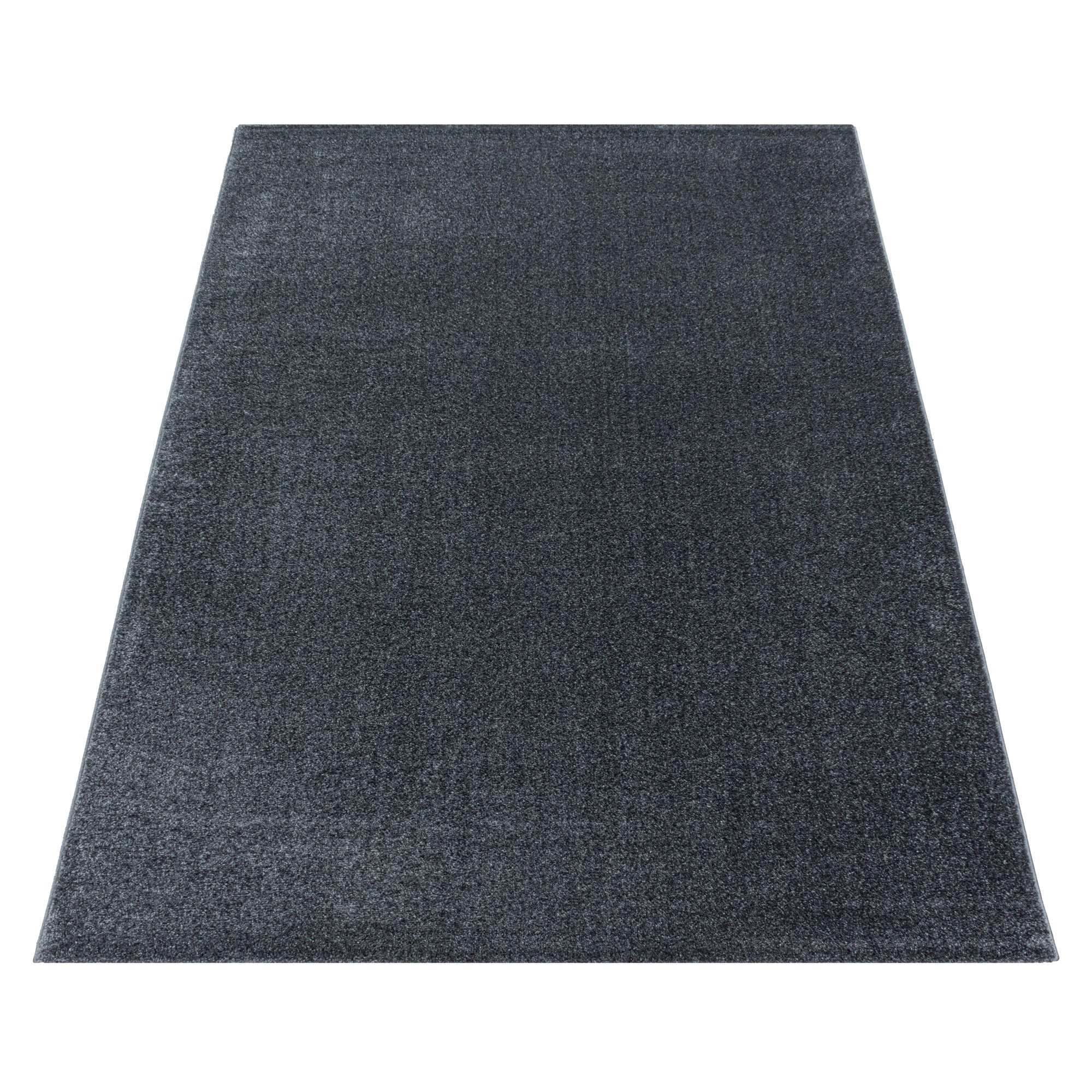 Modern designer short pile rug for living room, plain, robust, easy to care for