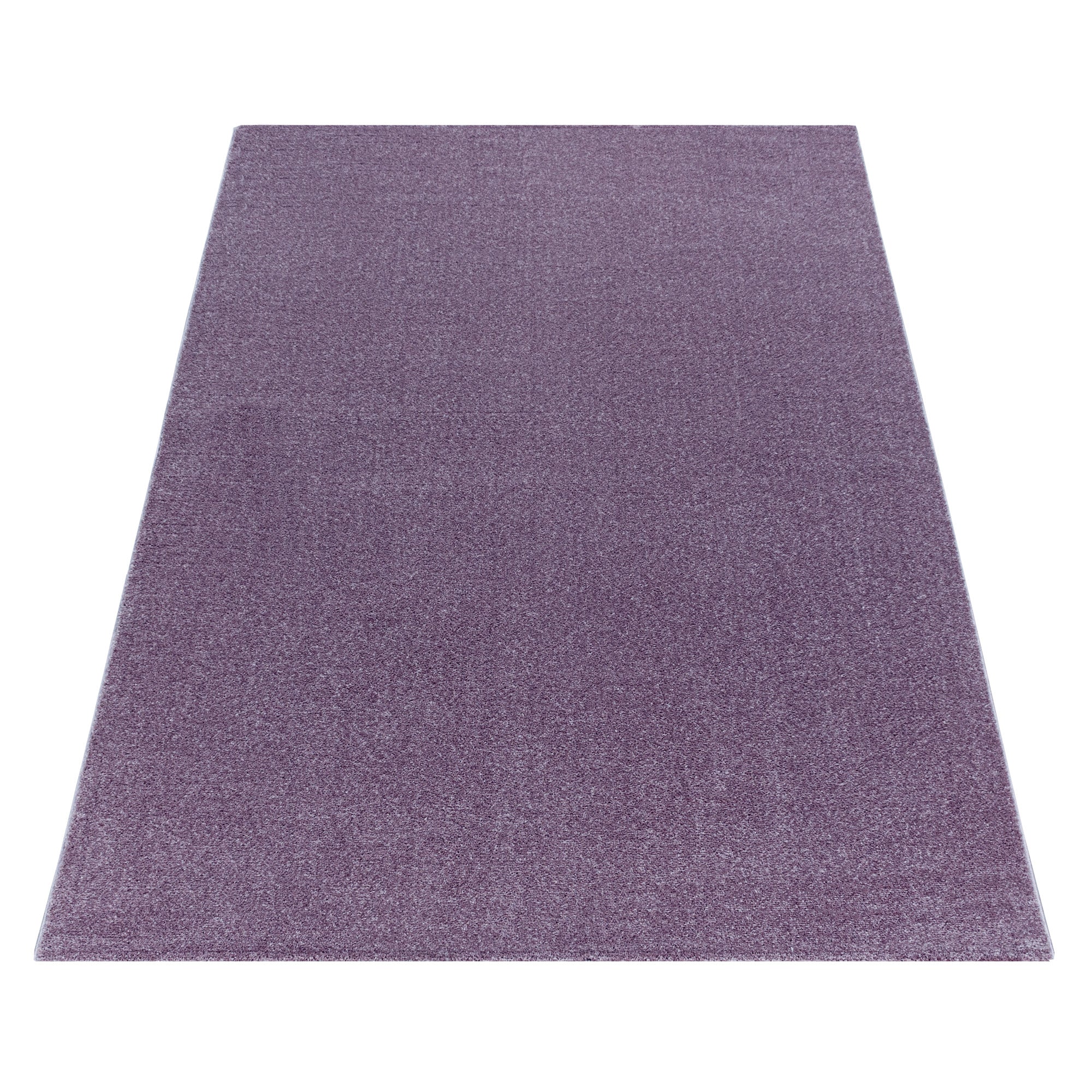 Modern designer short pile rug for living room, plain, robust, easy to care for