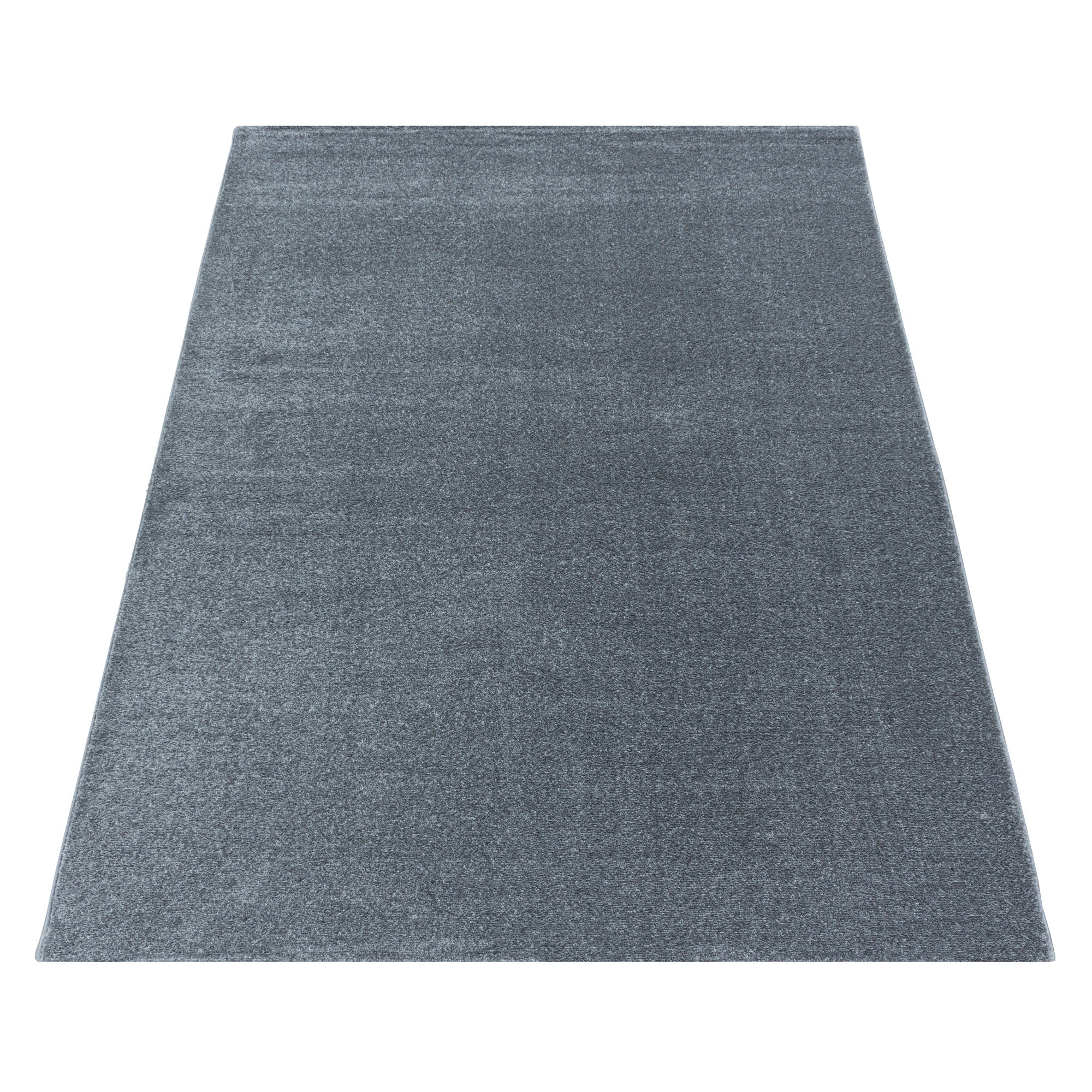 Modern Designer Kurzflor Teppich Wohnzimmer Einfarbig Robust Pflegeleicht