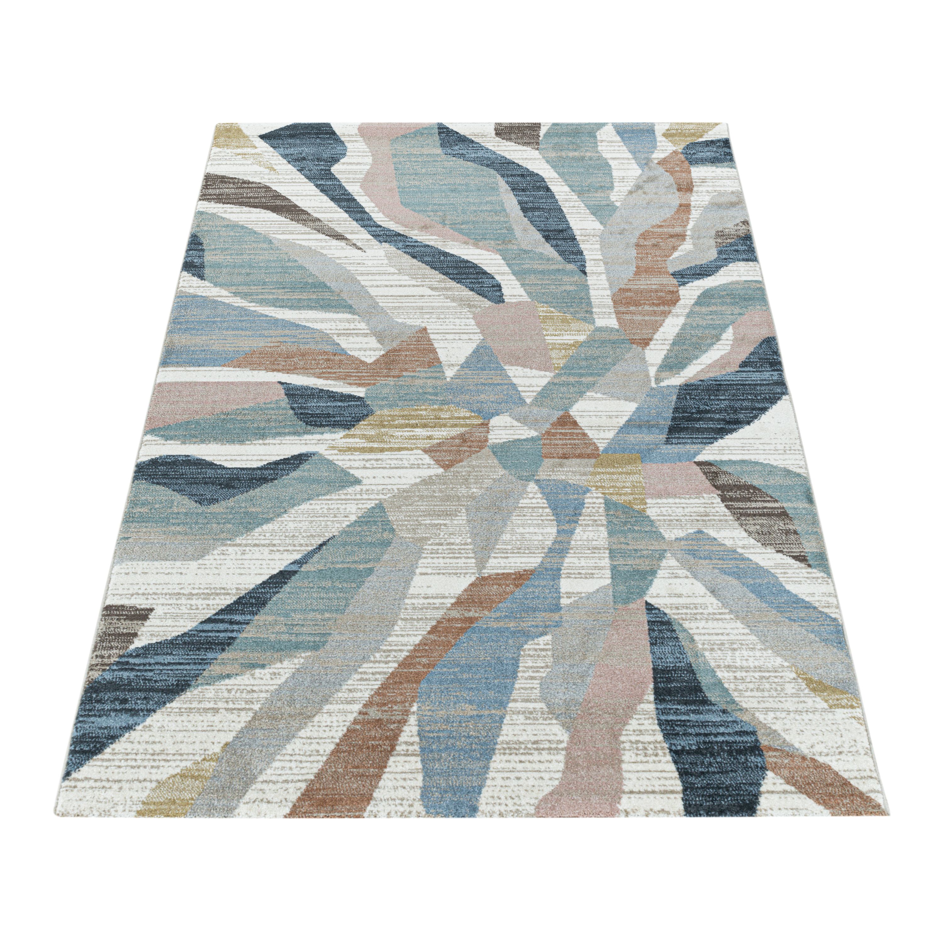 Short pile rug for living room, modern design, vintage style, soft, easy to care for