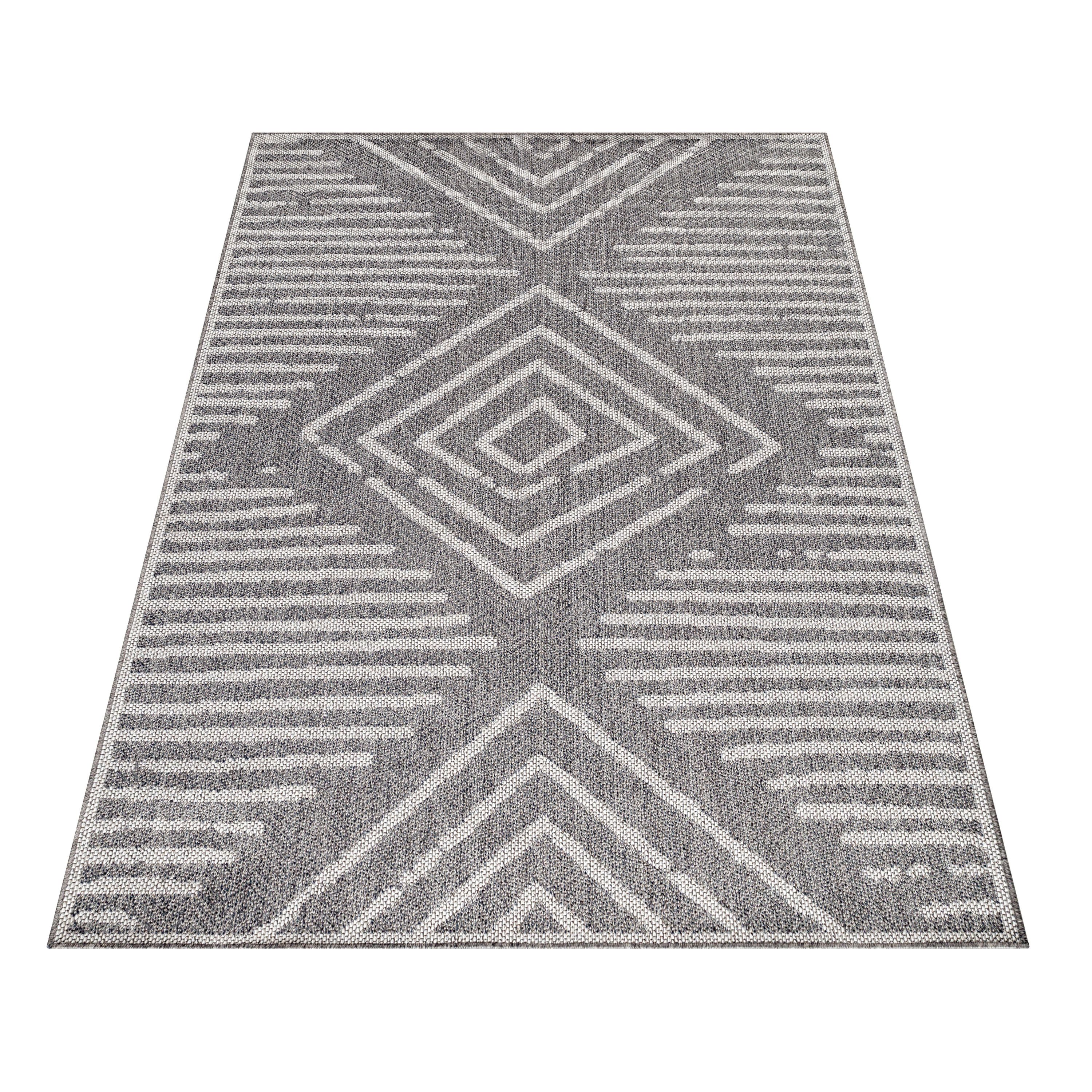 Indoor &amp; Outdoor Rug Scandinavian Design Weatherproof for Patio Balcony Kitchen