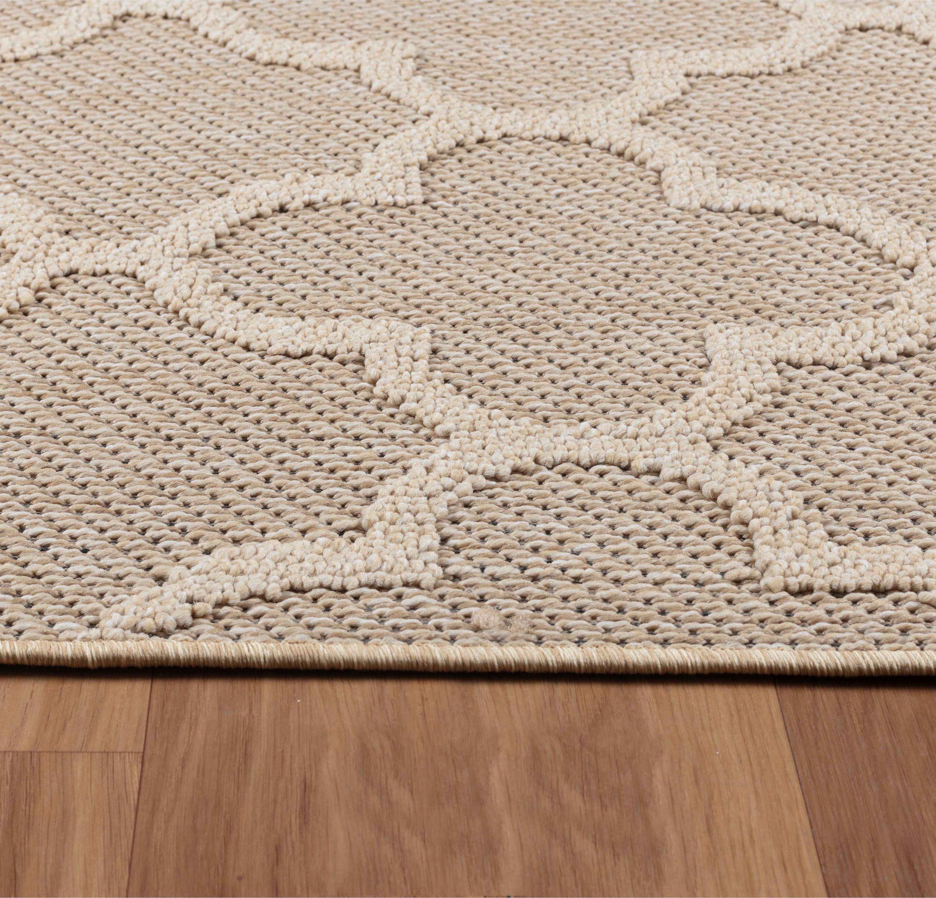 Indoor &amp; outdoor rug weatherproof Scandinavian design for kitchens, balconies, terraces