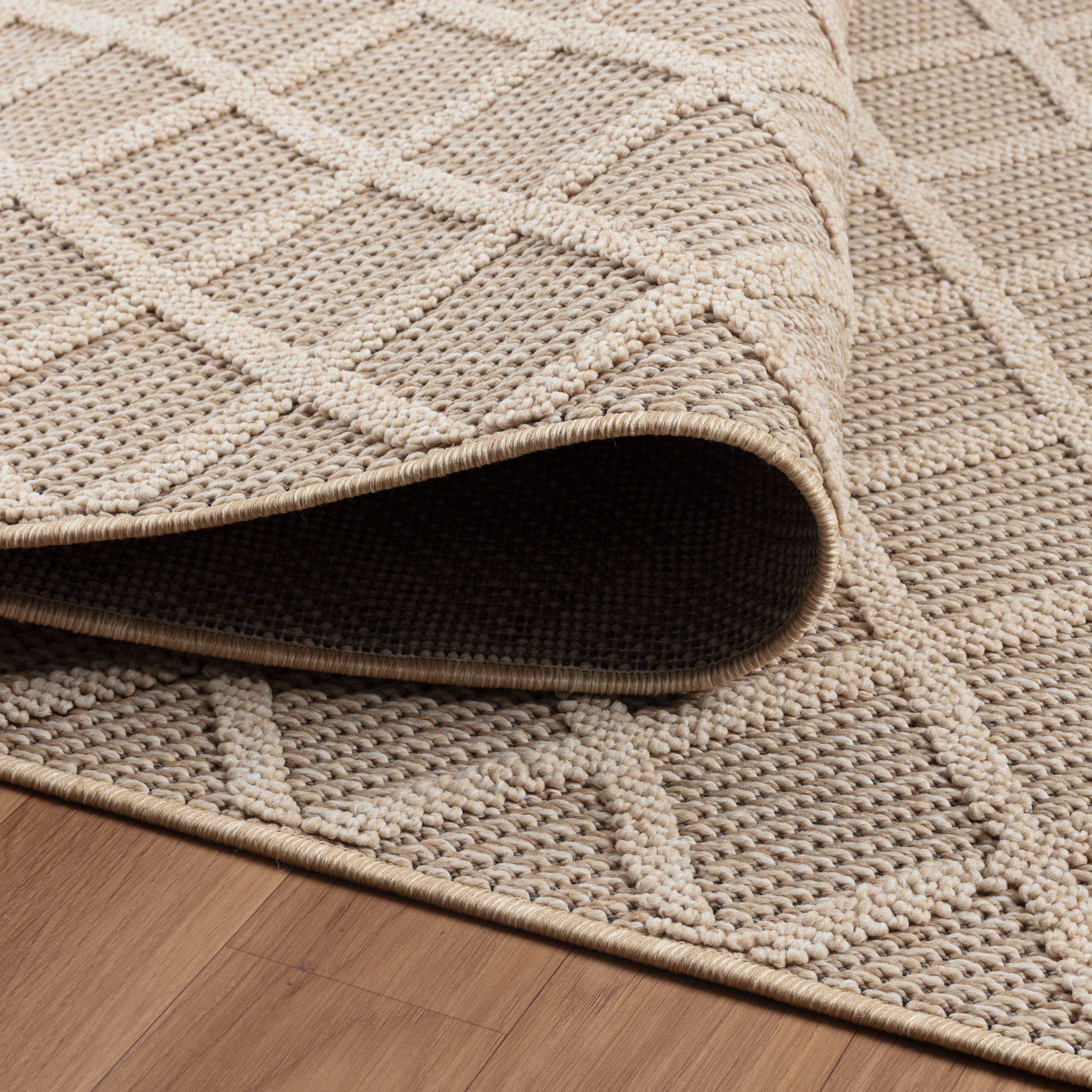 Indoor &amp; outdoor carpet weatherproof diamond design for kitchens, balconies, terraces, gardens