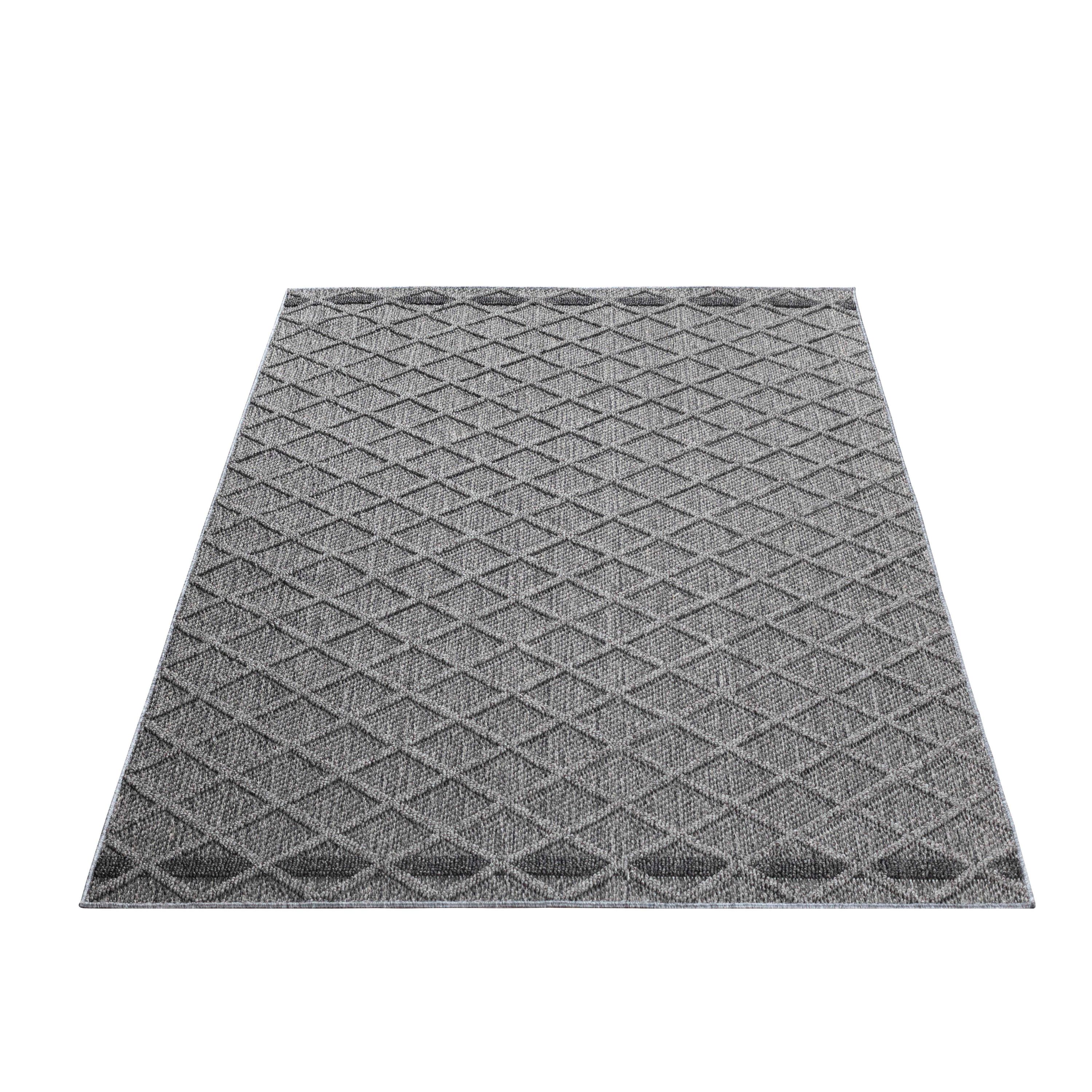 Tapis intérieur et extérieur résistant aux intempéries, design diamant pour cuisines, balcons, terrasses, jardins