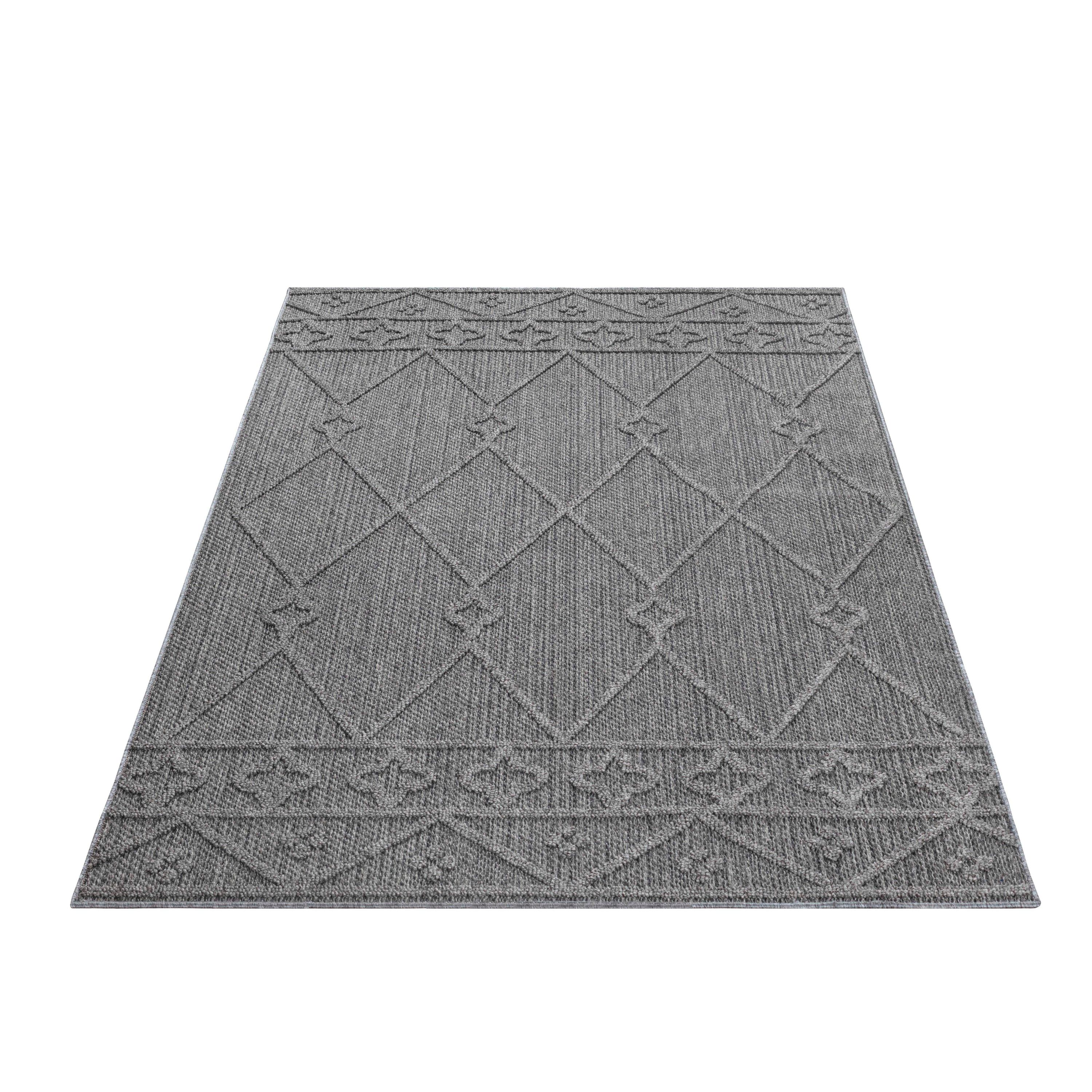 Tapis intérieur et extérieur design berbère résistant aux intempéries pour cuisines, balcons, terrasses, jardins