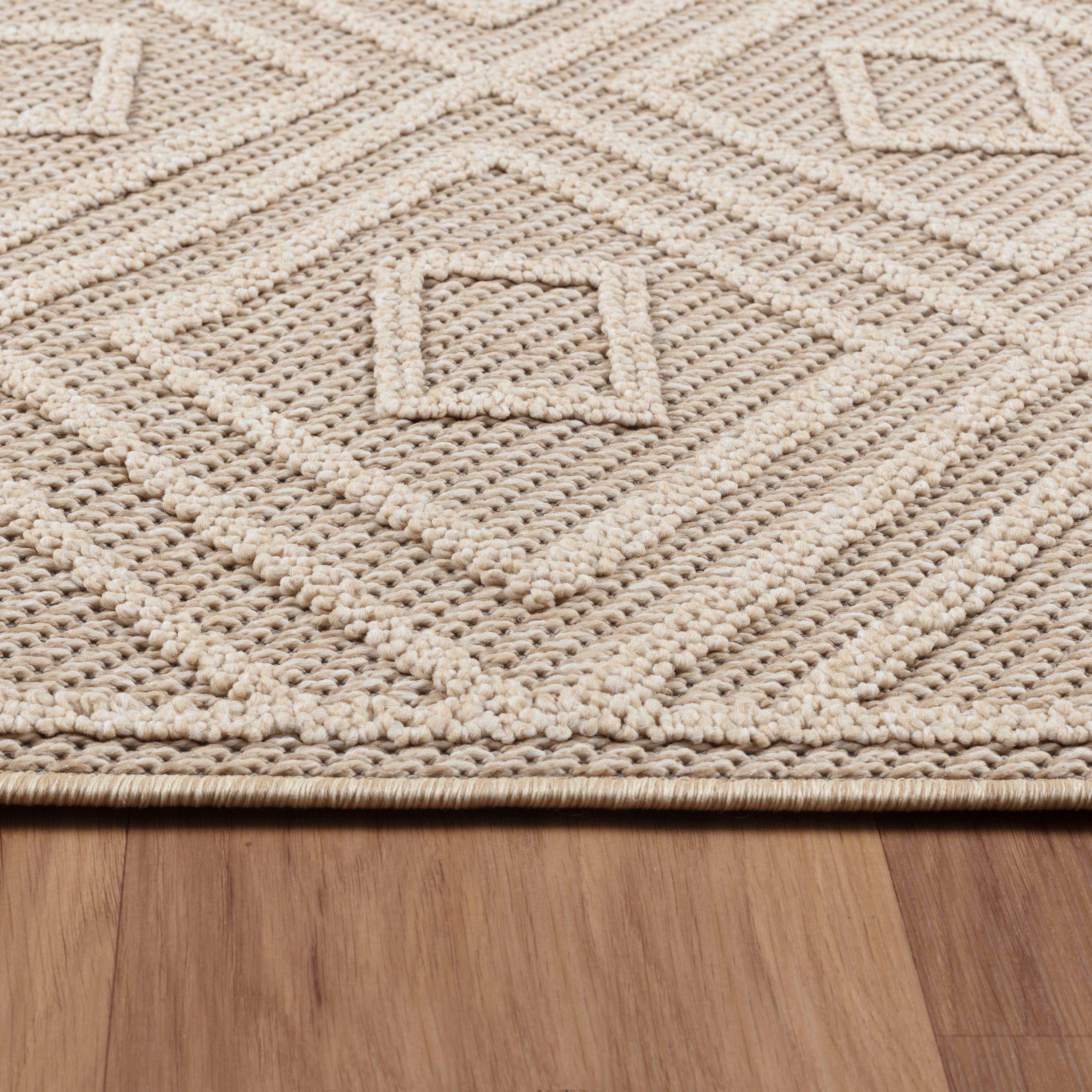 Indoor &amp; outdoor carpet weatherproof diamond design for kitchens, balconies, terraces, gardens