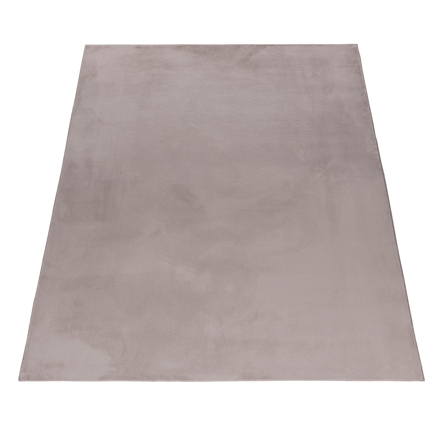 Tapis pour salon, uni, imitation fourrure, moelleux, doux, câlin tons pastel