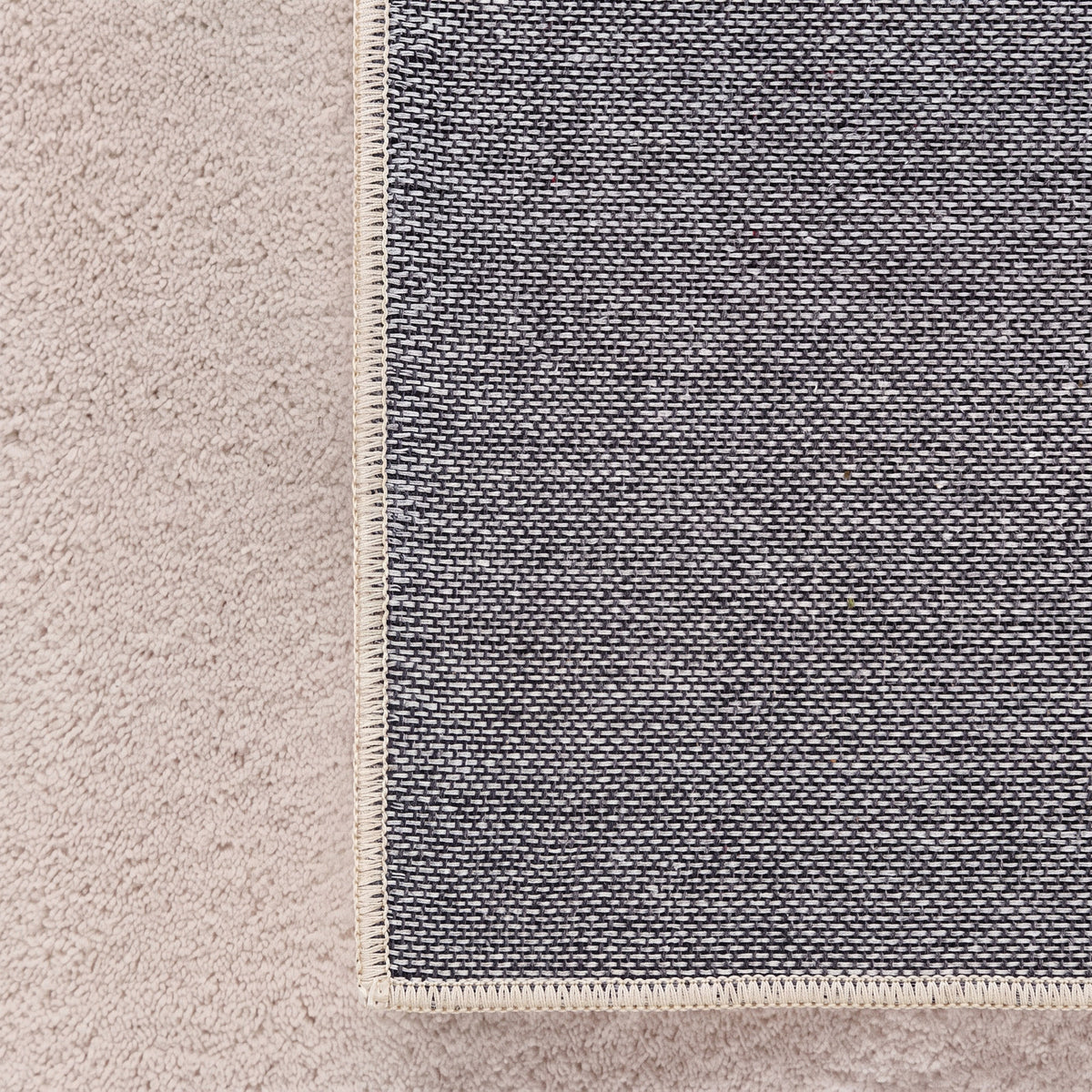 Carpettex Waschbarer Kurzflor Teppich Modern Einfarbig Weich