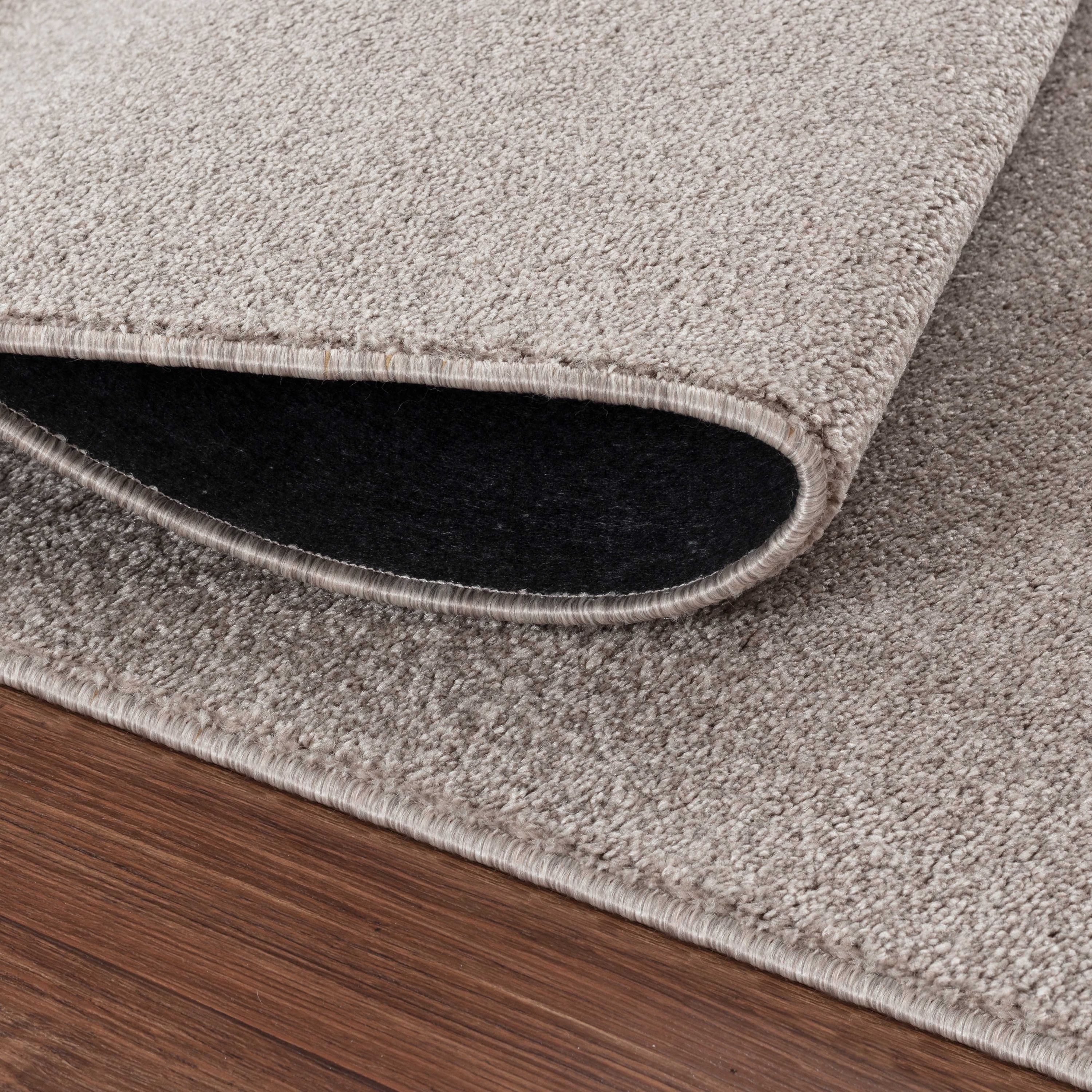 Plain short pile rug for living room, super soft, various colors and sizes