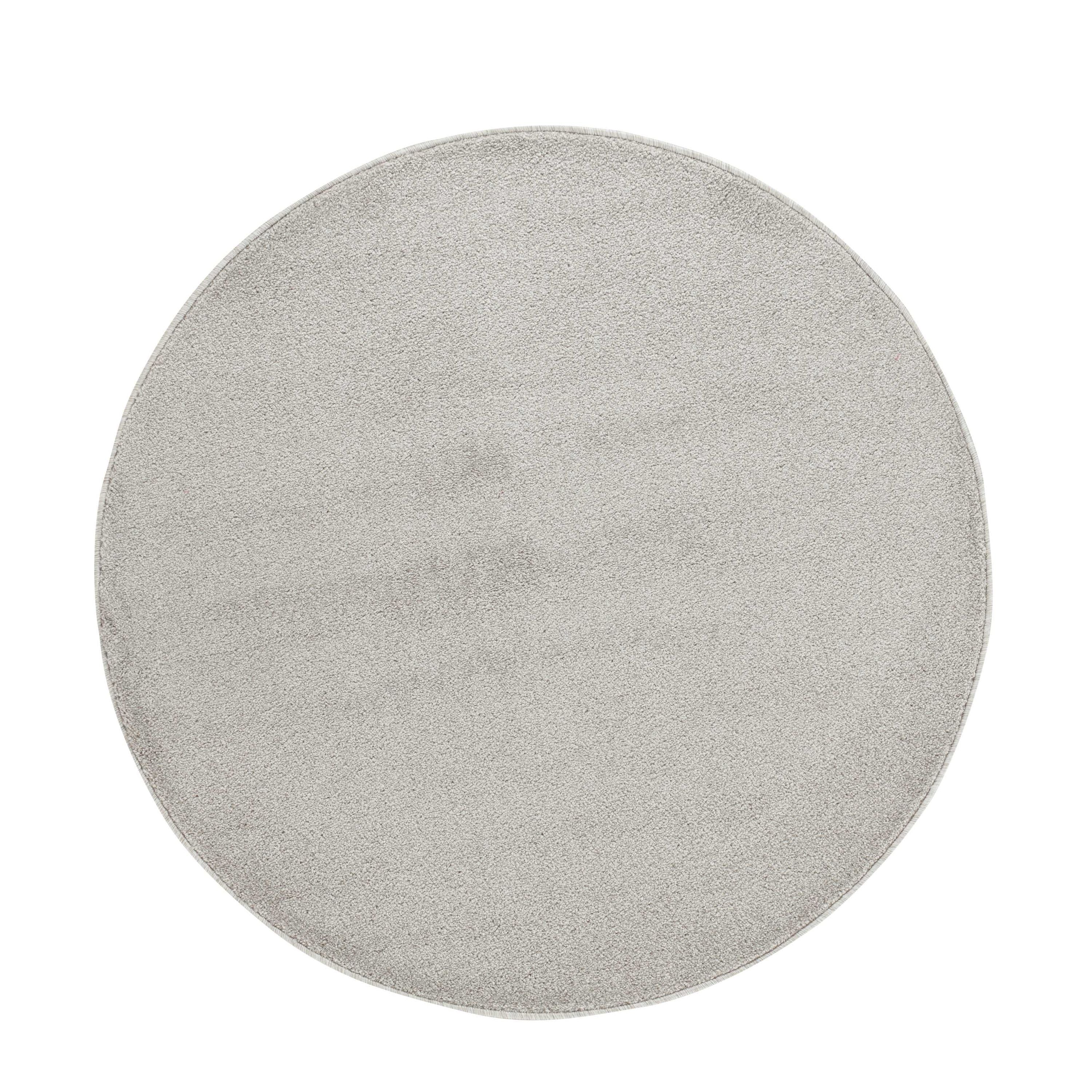 Plain short pile round rug for living room in various colors and sizes