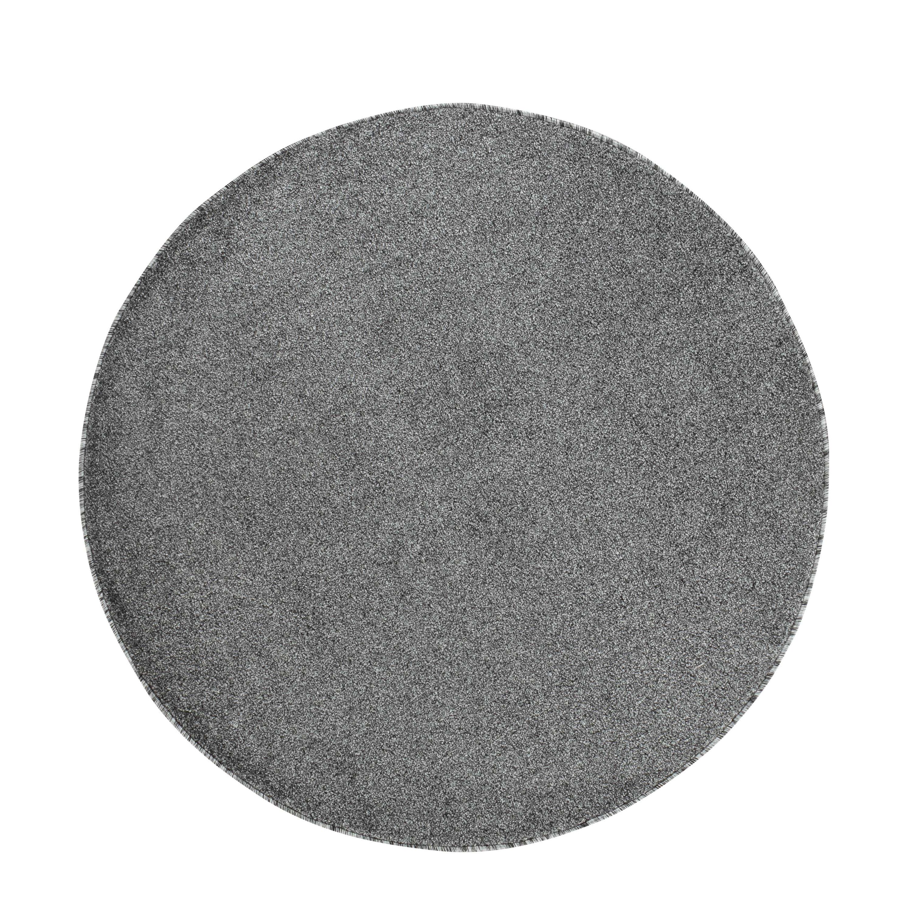 Plain short pile round rug for living room in various colors and sizes