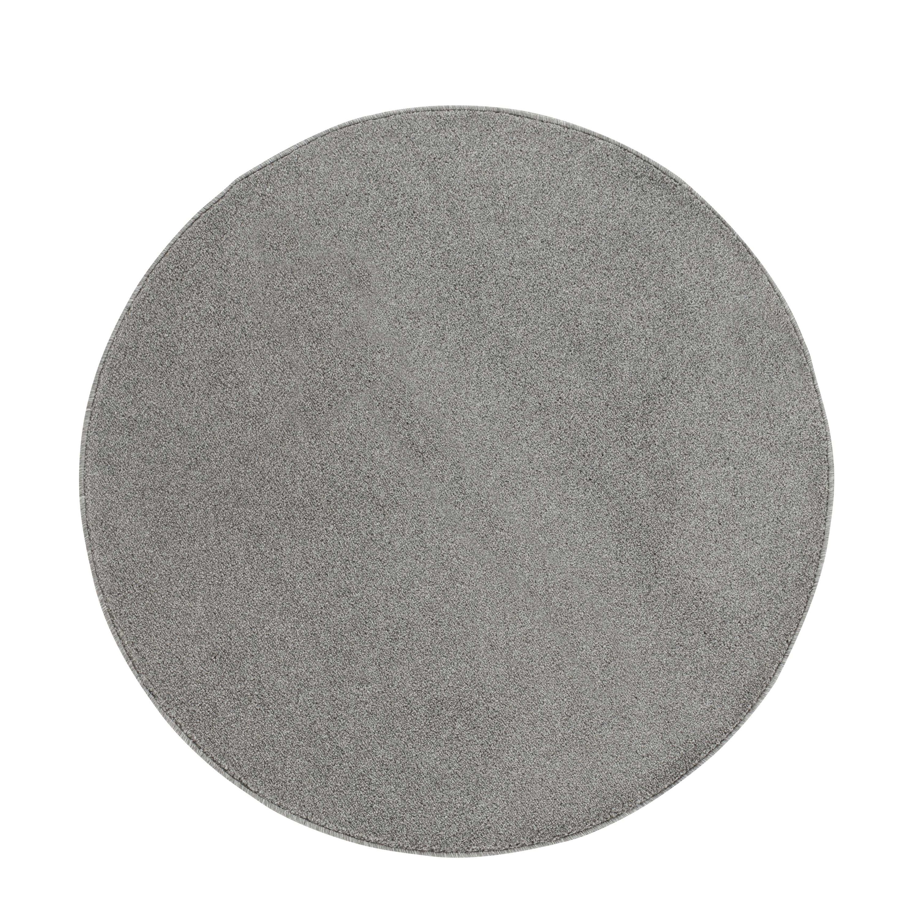 Plain short pile round rug for living room in various colors and sizes