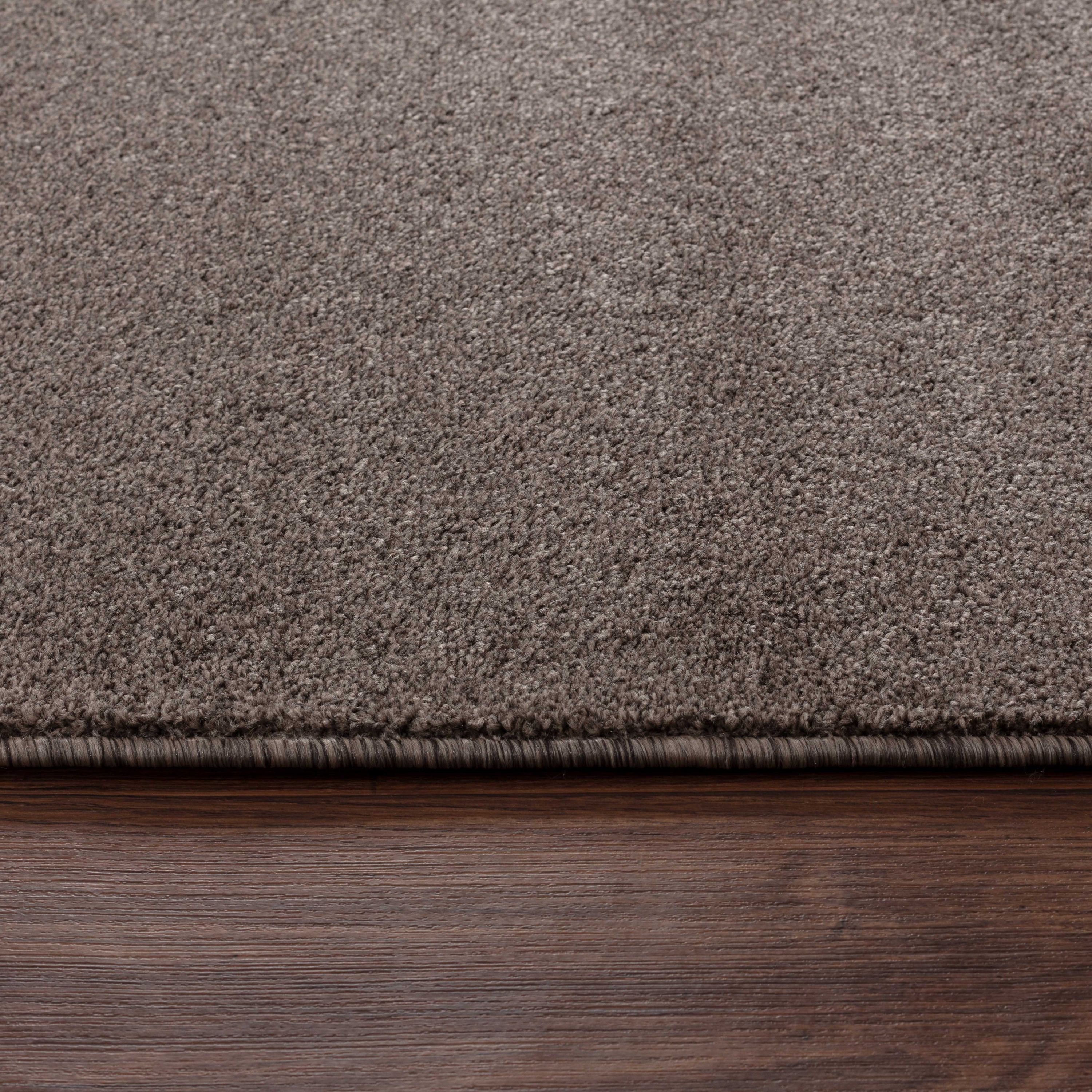 Plain short pile carpet living room soft modern designer back made of felt