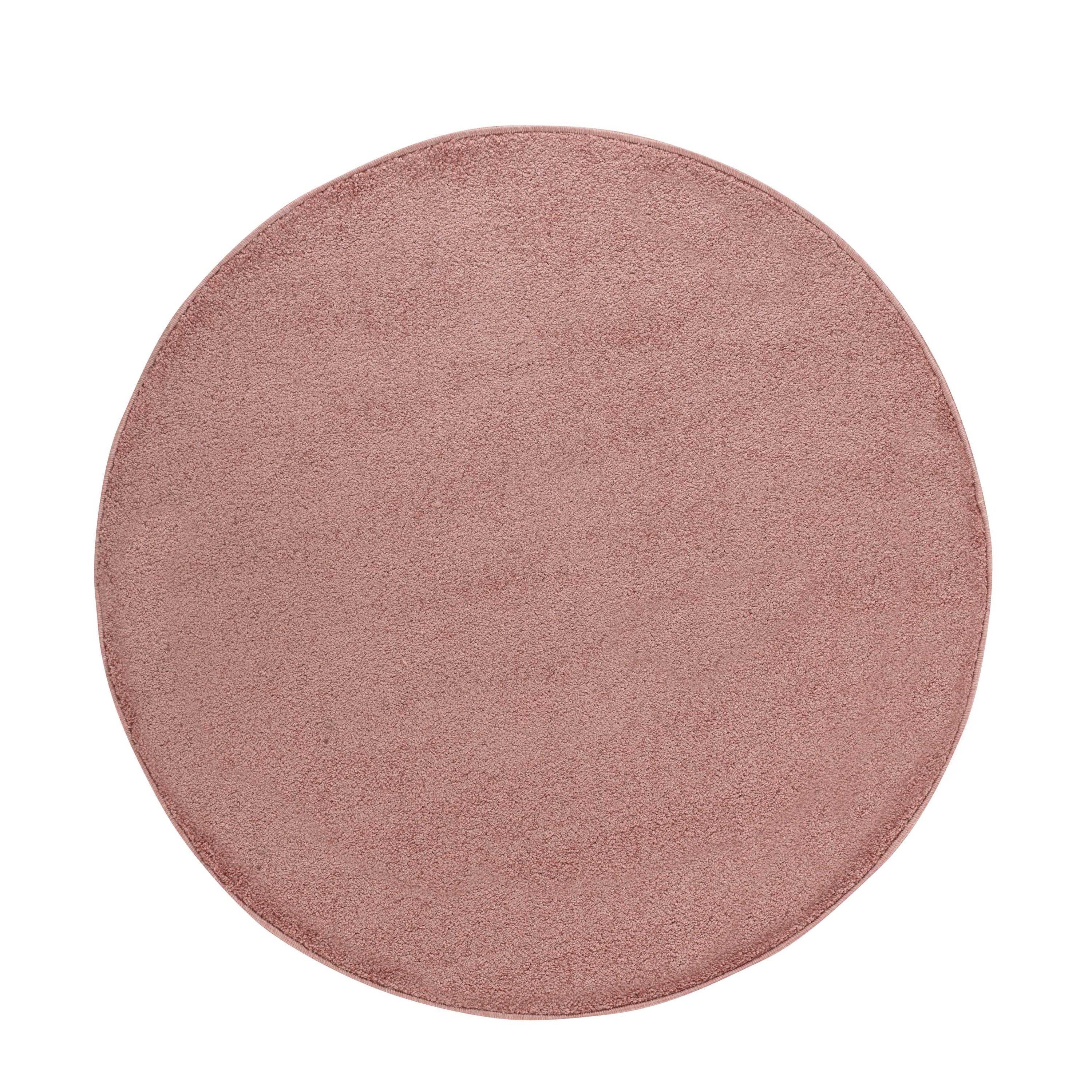 Plain short pile round rug for living room in various colors and sizes