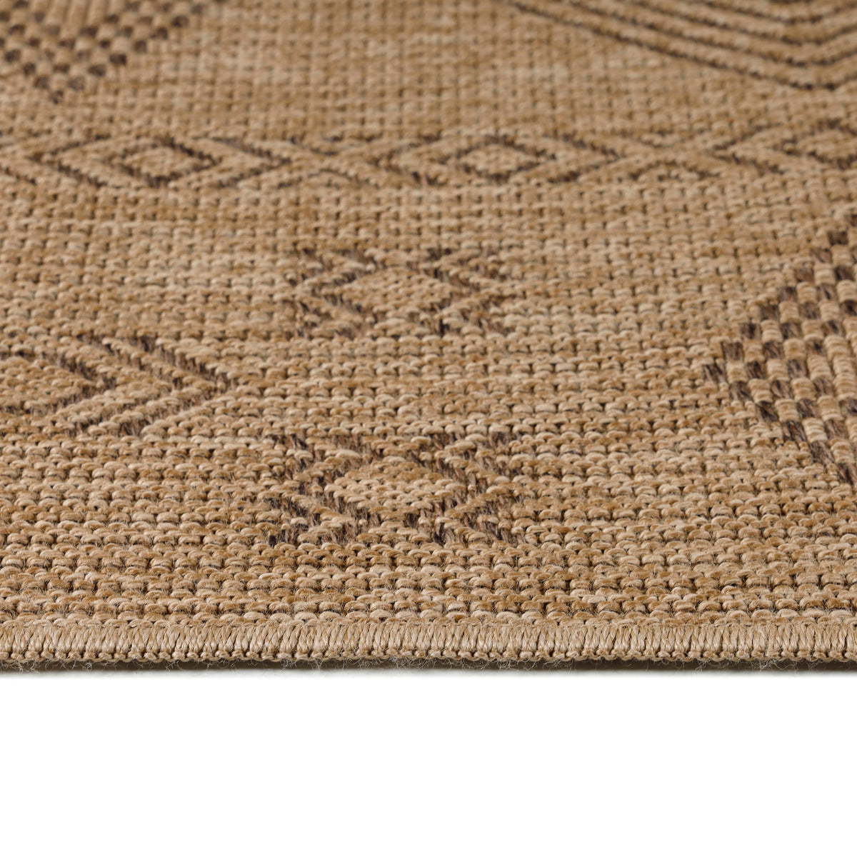 Tapis d'intérieur et d'extérieur résistant aux intempéries, design vintage, aspect naturel, cuisine, balcon, terrasse.