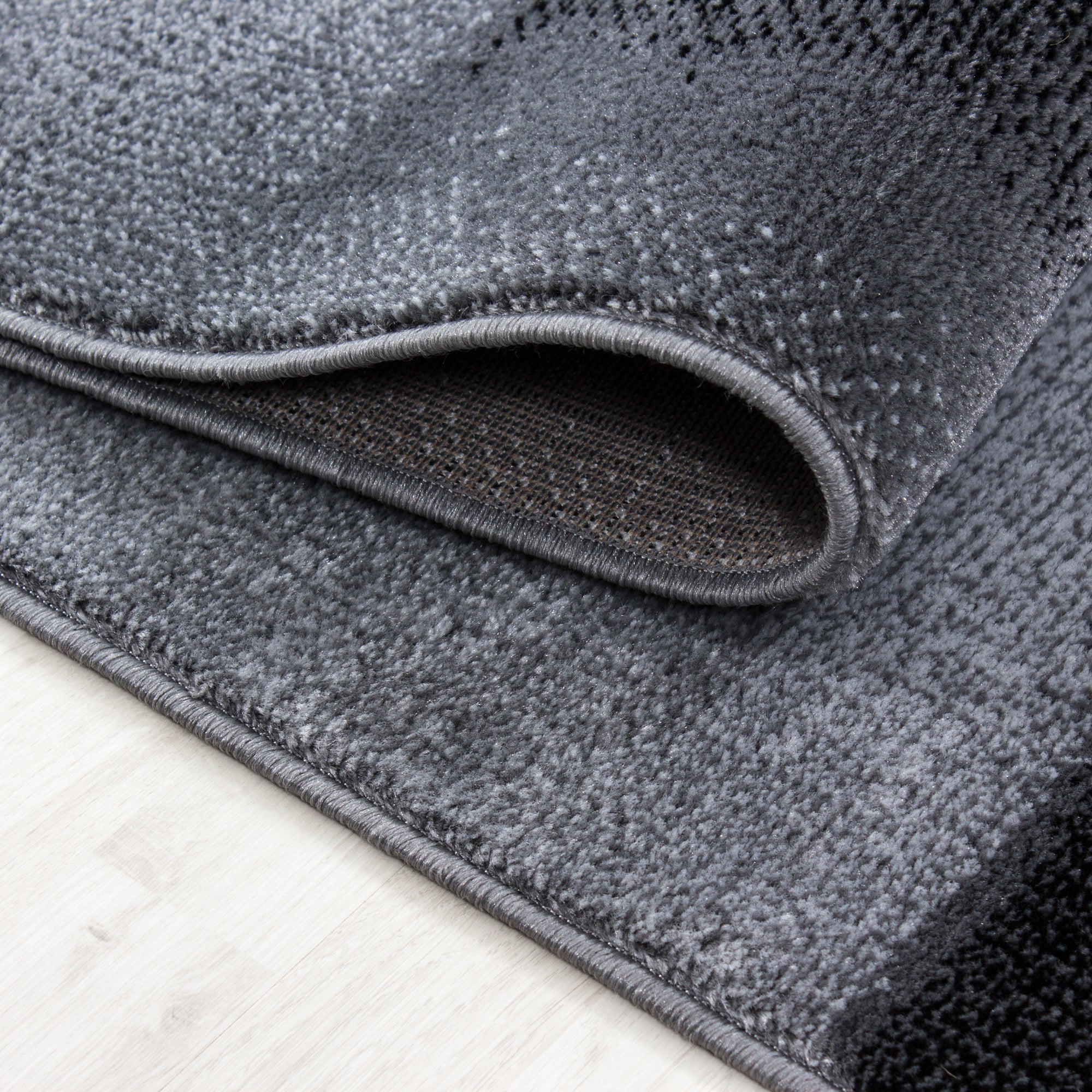 Tapis Salon Chambre Moderne À Poils Courts Conception De Vague Abstraite Robuste