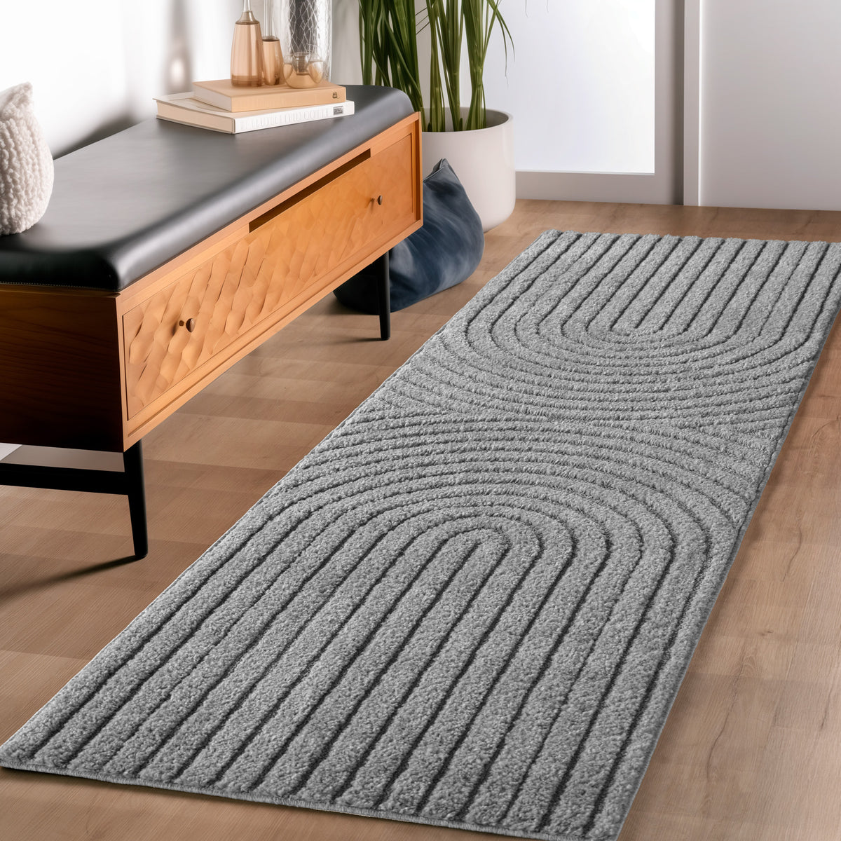 Carpettex Hochflor Teppich Shaggy Weich Skandi Boho