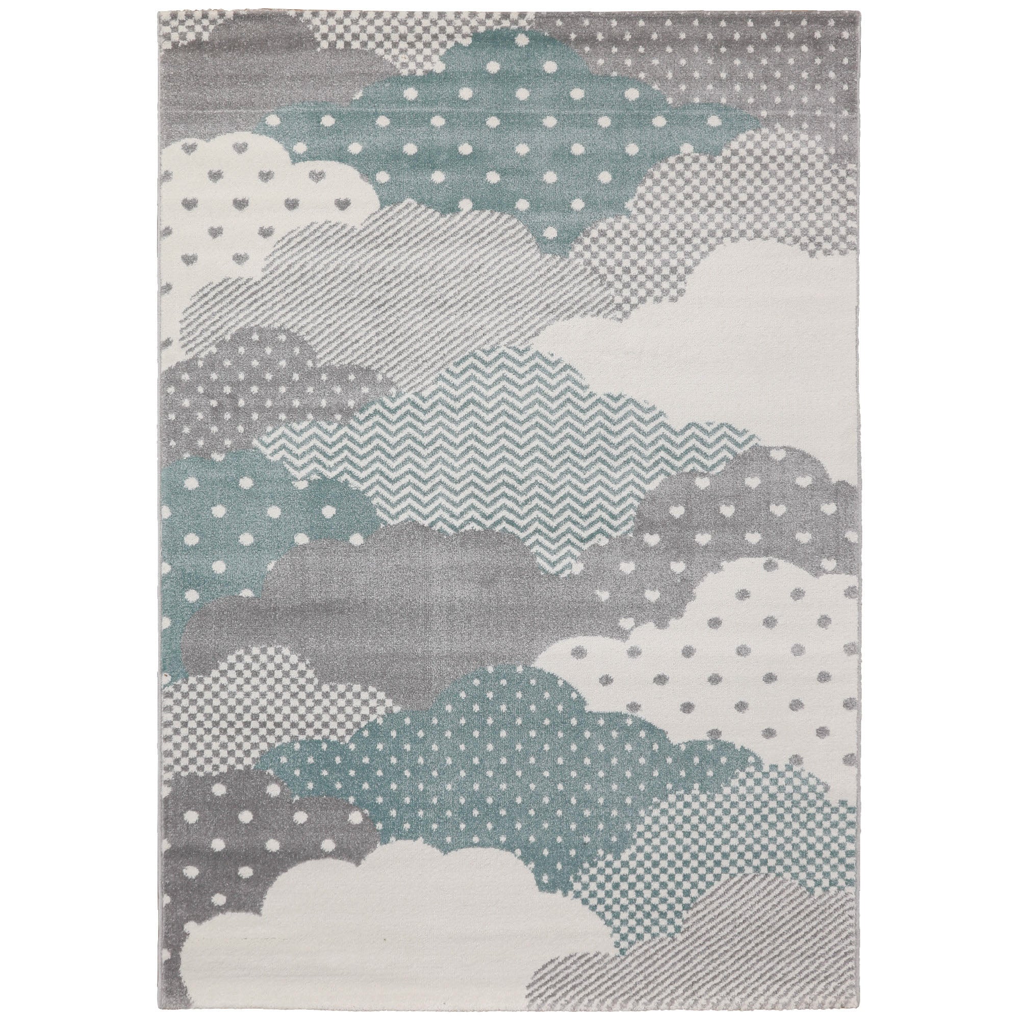 Kinderteppich Kinderzimmer Wolke Design Kinder Teppich Babyzimmer Weicher Flor