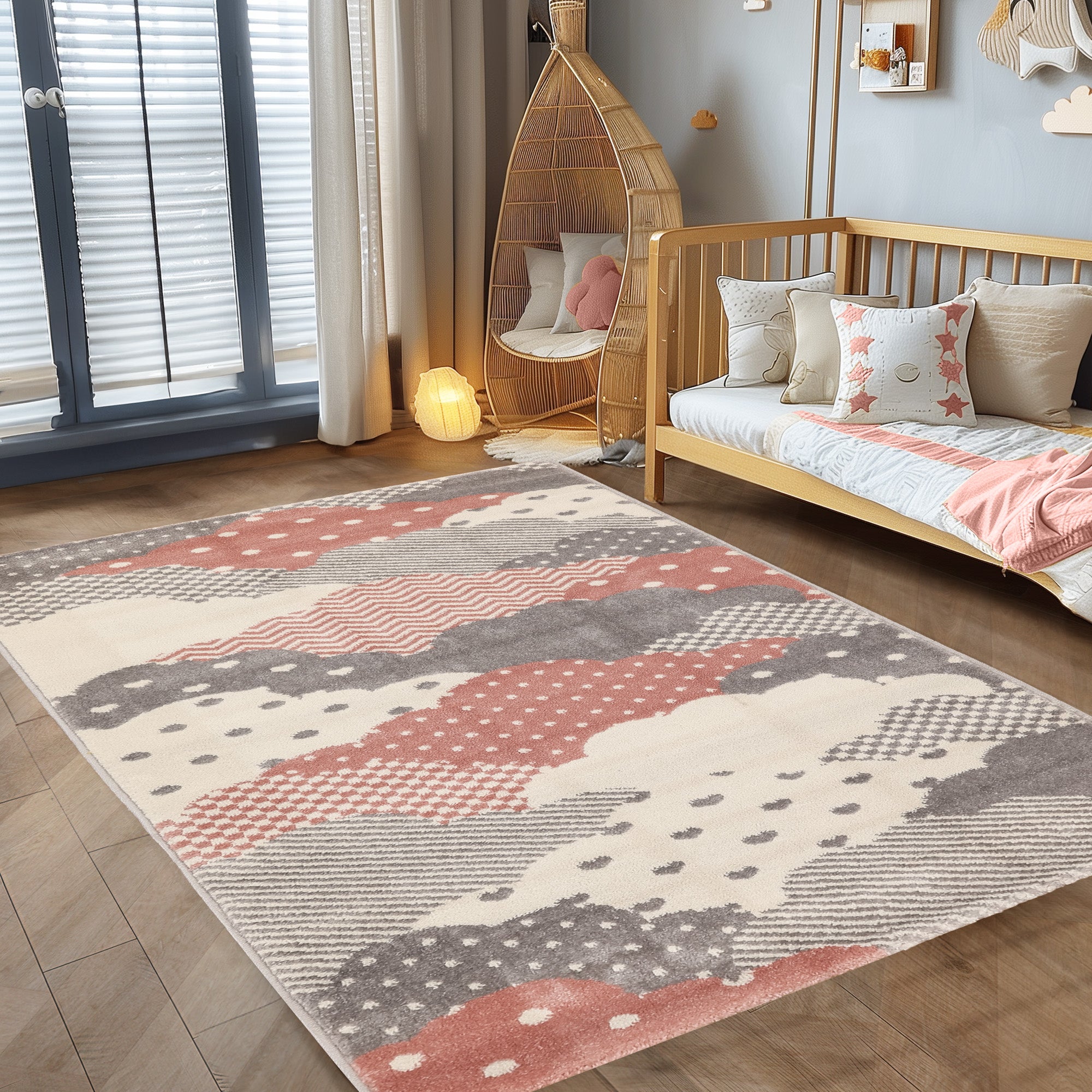Kinderteppich Kinderzimmer Wolke Design Kinder Teppich Babyzimmer Weicher Flor