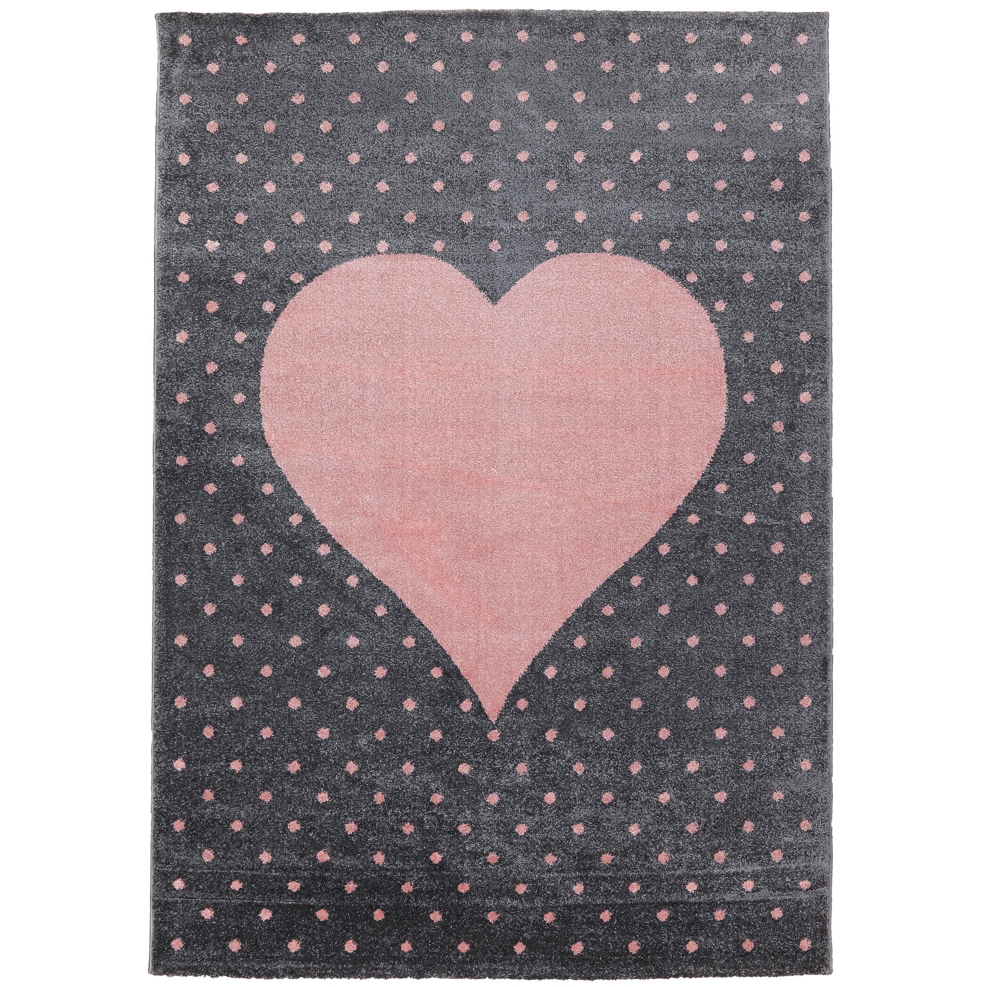 Kinderteppich Kinderzimmer Herz Design Kinder Teppich Babyzimmer Weicher Flor