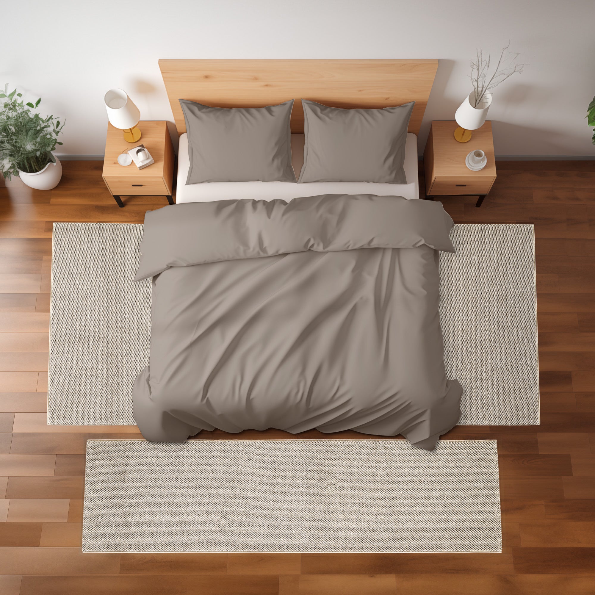 Bettumrandung Teppich Läufer mit Cut-Loop Struktur, Schlafzimmer Teppich Deko