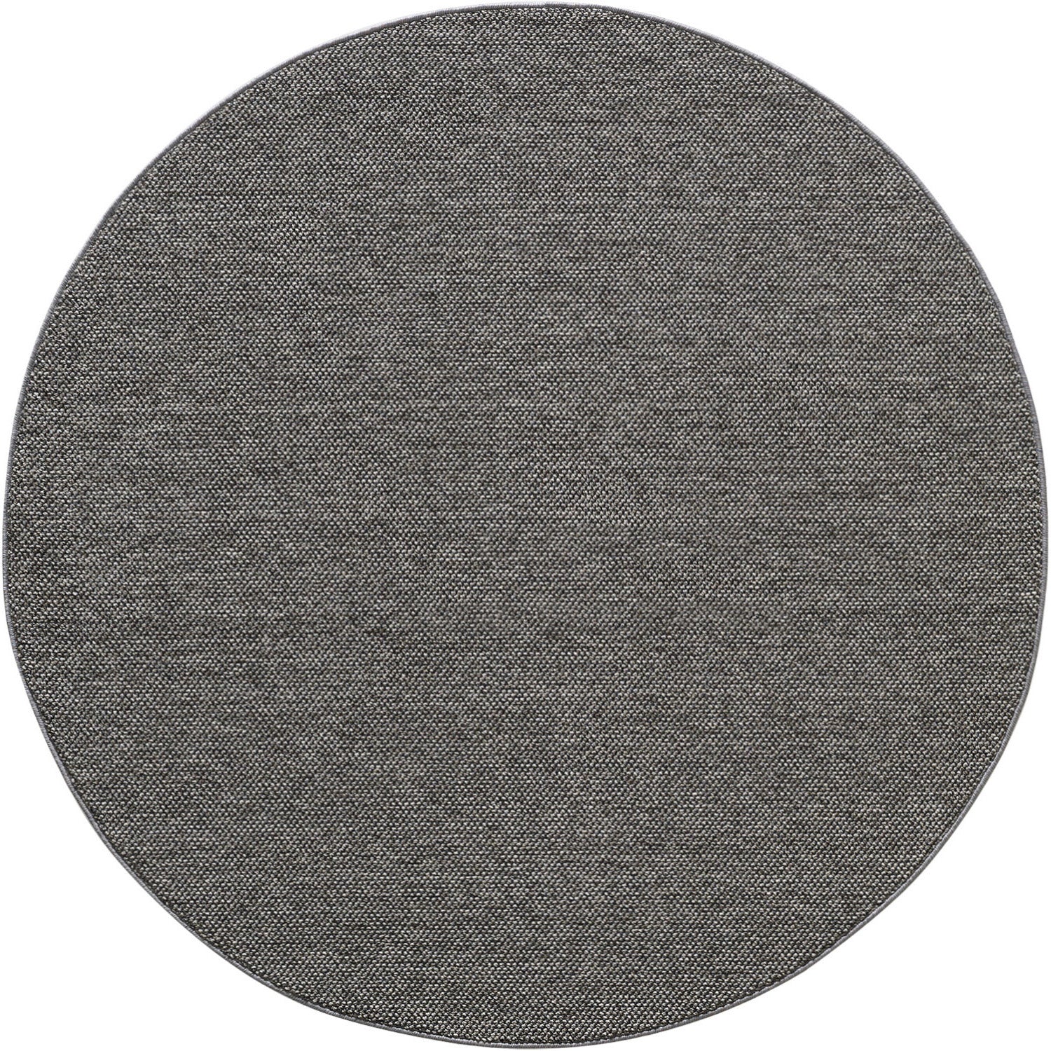 Runder Moderner Wohnzimmer Teppich Robuster, Melierter und Einfarbiger Cut-Loop