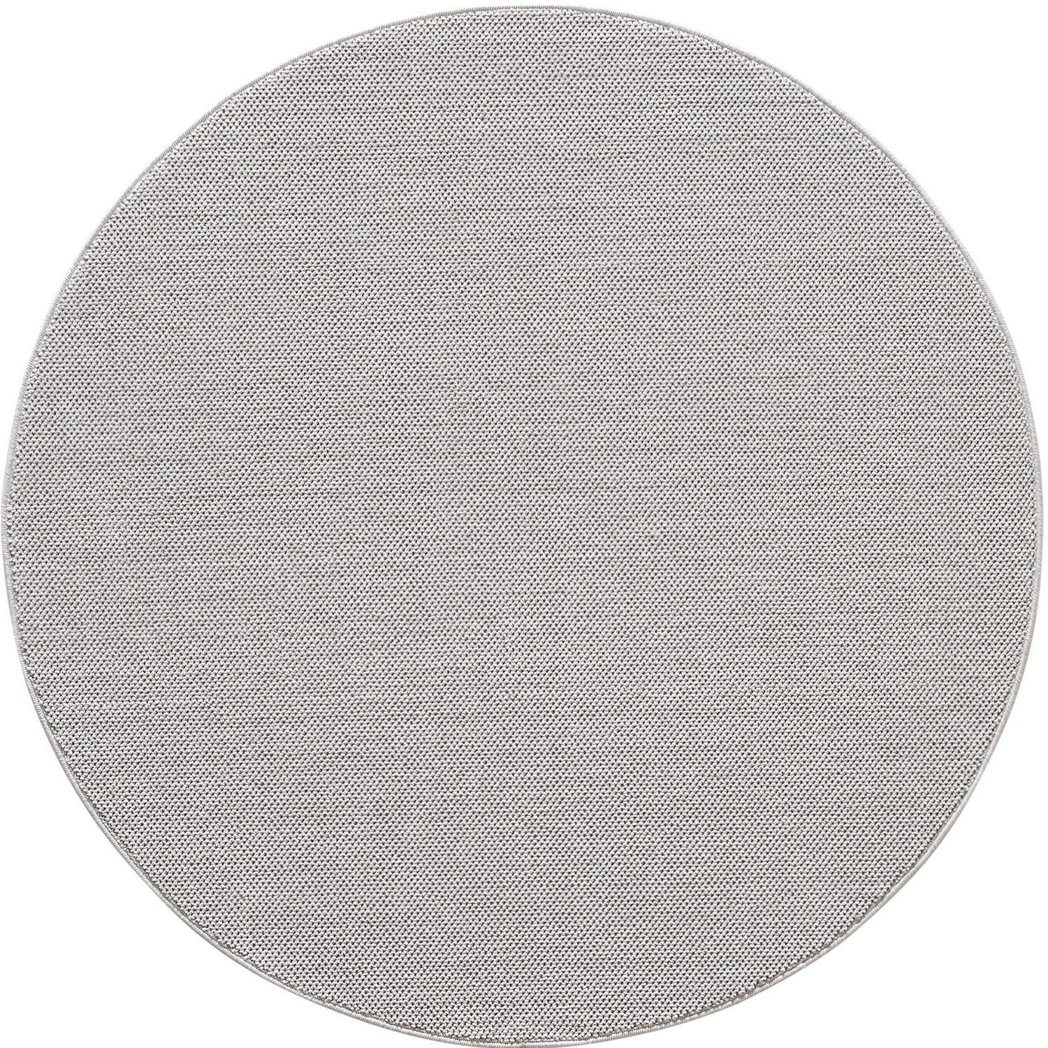 Runder Moderner Wohnzimmer Teppich Robuster, Melierter und Einfarbiger Cut-Loop